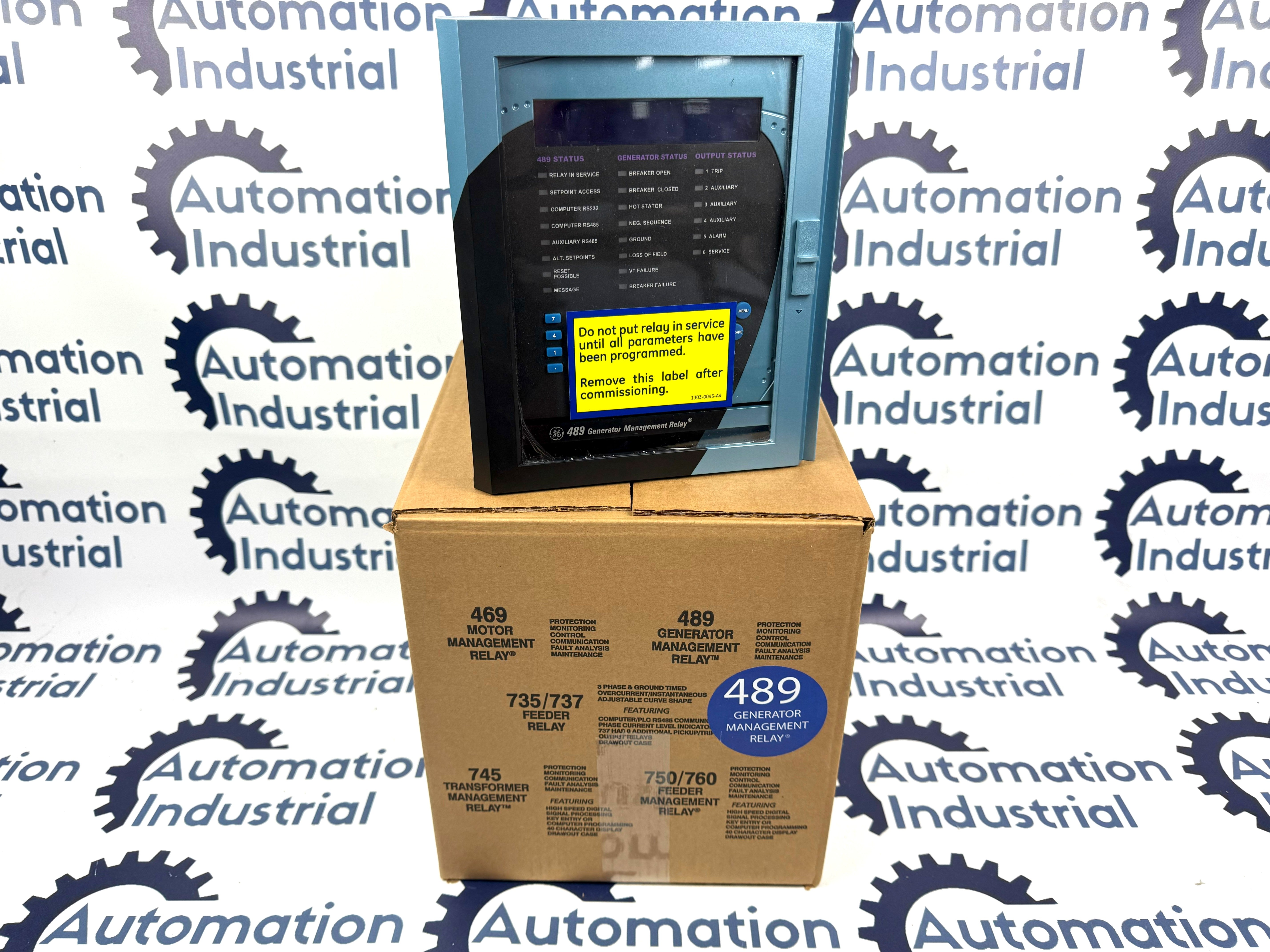 GE Multilin 489-P5-HI-A20-E Generator Management Relay
