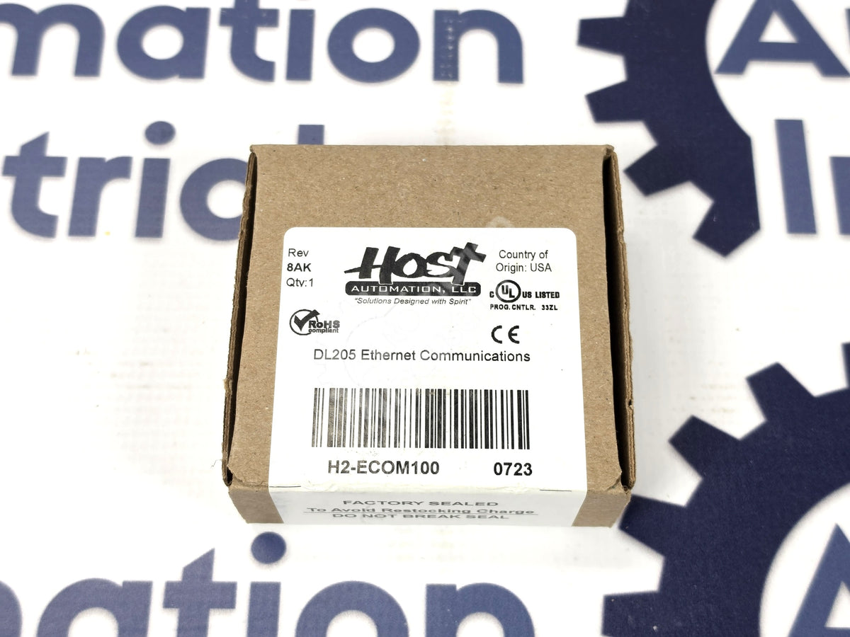 H2-ECOM100 by Host Automation Communication Module DL205 DirectLOGIC 205 Sealed