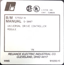57552-4 By Reliance Electric Universal Drive Controller Module AutoMax