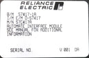 57C417A By Reliance Electric Automate Interface Module AutoMax