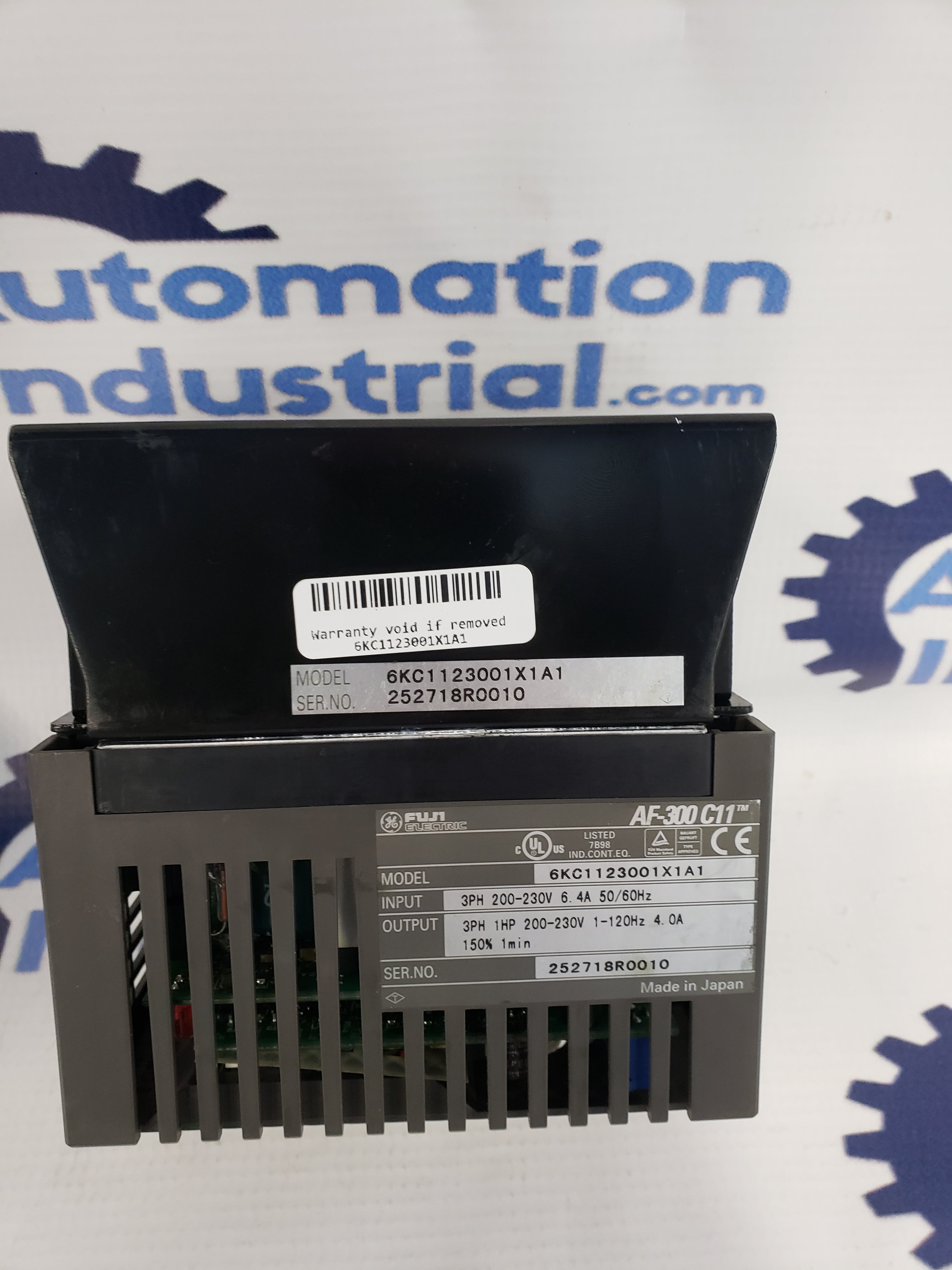 GE Fuji AF-300 C11 6KC1123001X1A1 1HP 3PH 230VAC Drive