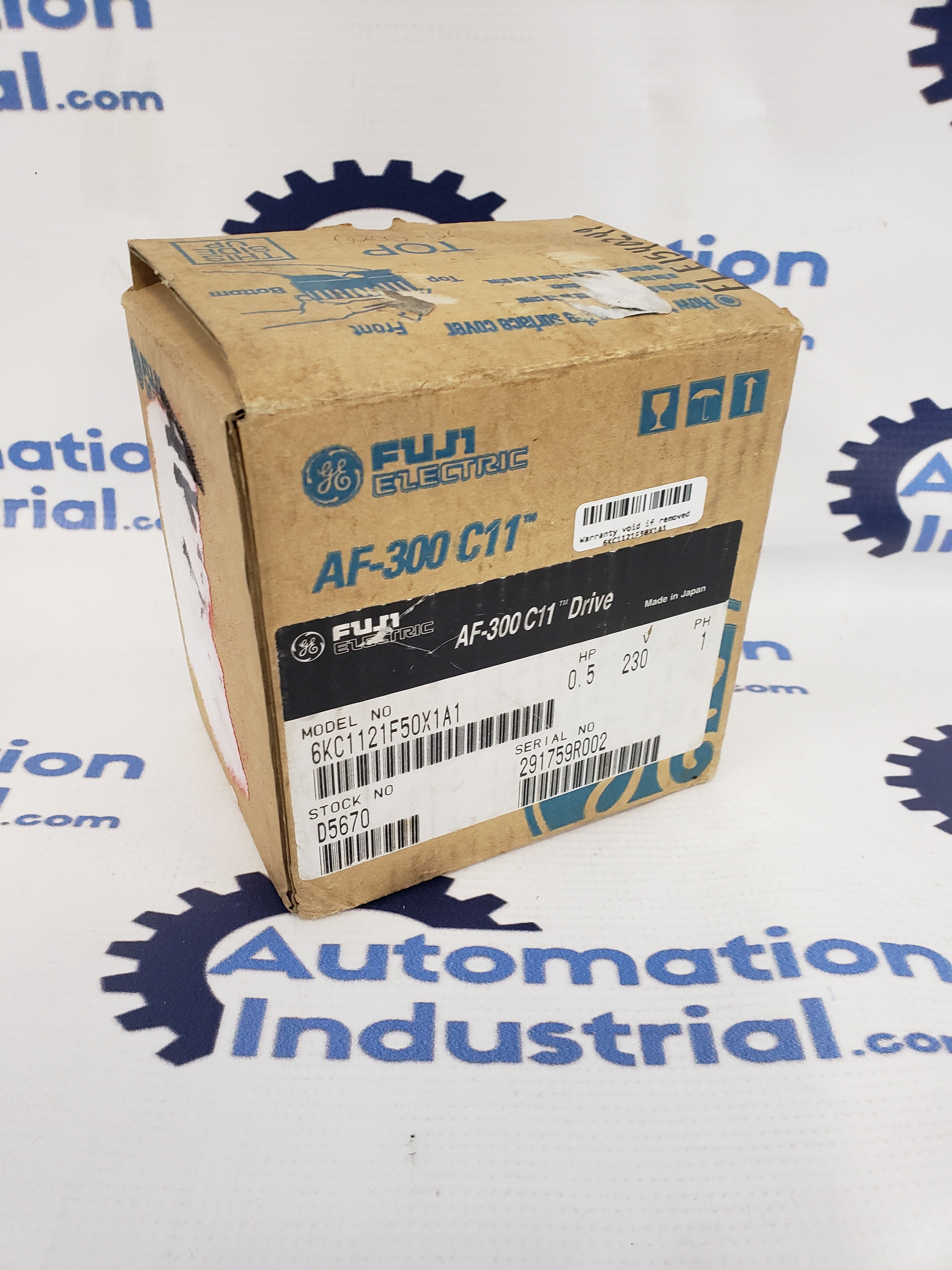 GE Fuji AF-300 C11 6KC1121F50X1A1 .5HP 230VAC Drive
