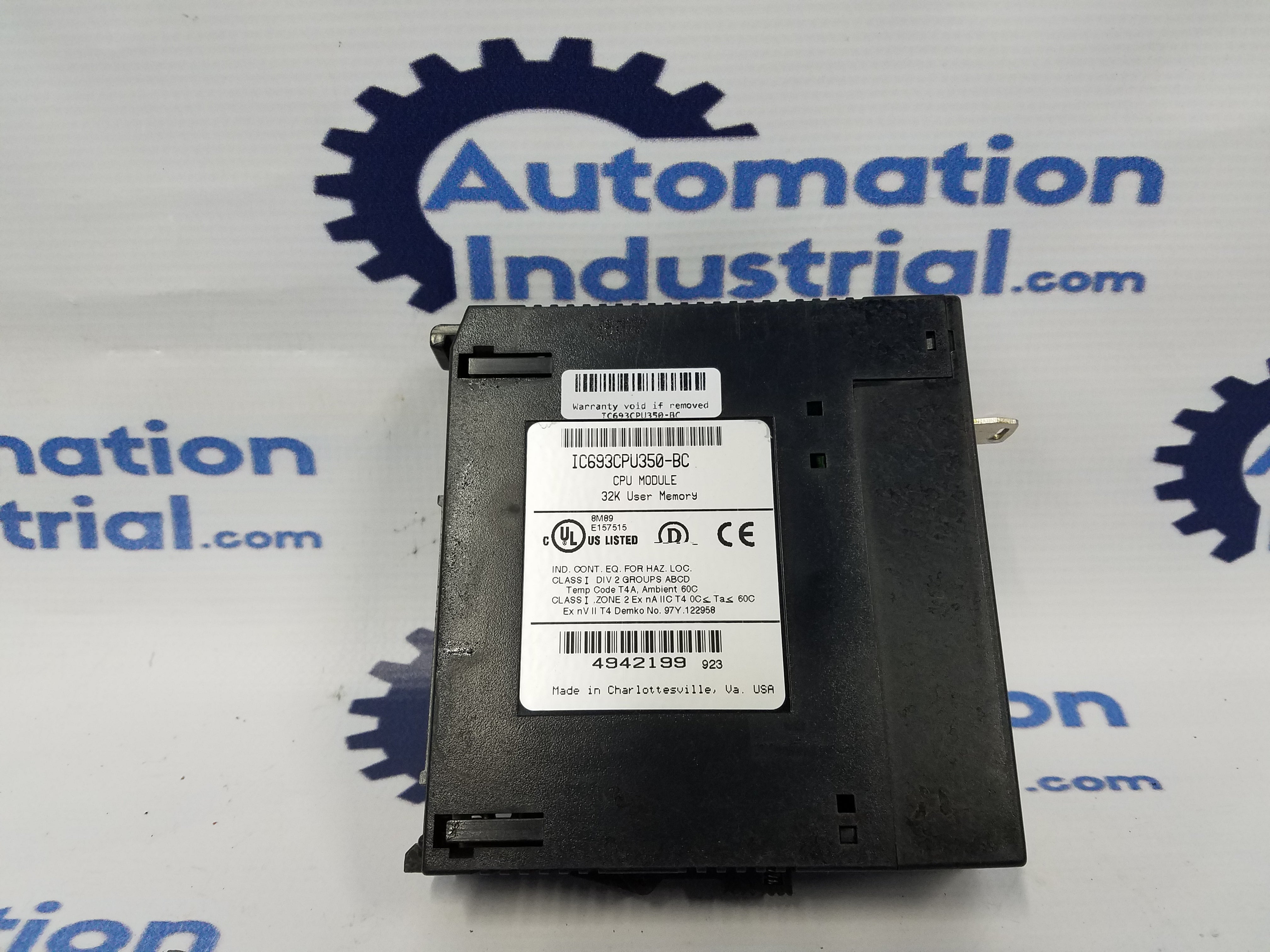 GE 90-30 CPU MODULE 32K MEMORY IC693CPU350