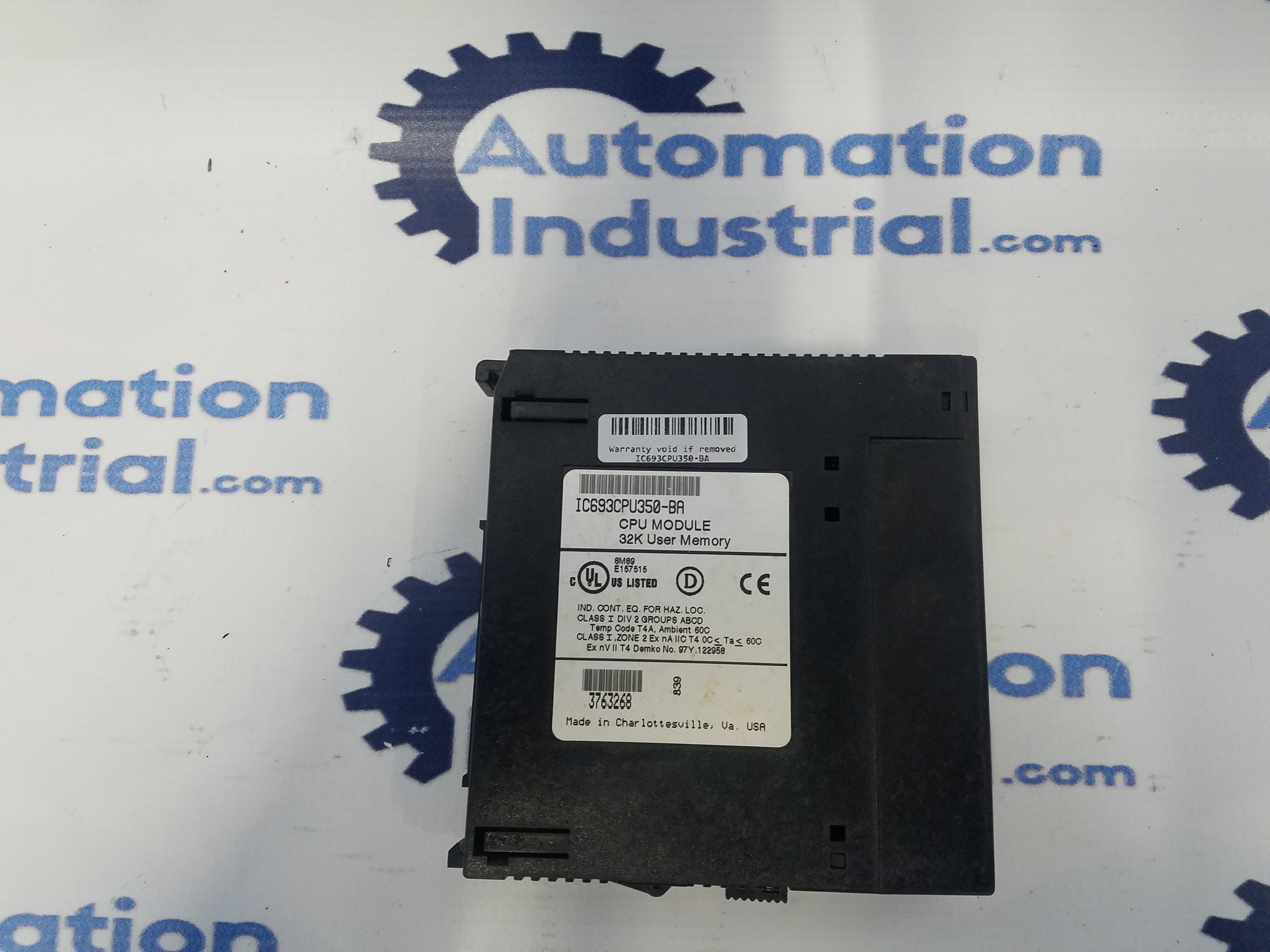 GE Fanuc IC693CPU350 CPU module 34K User Memory