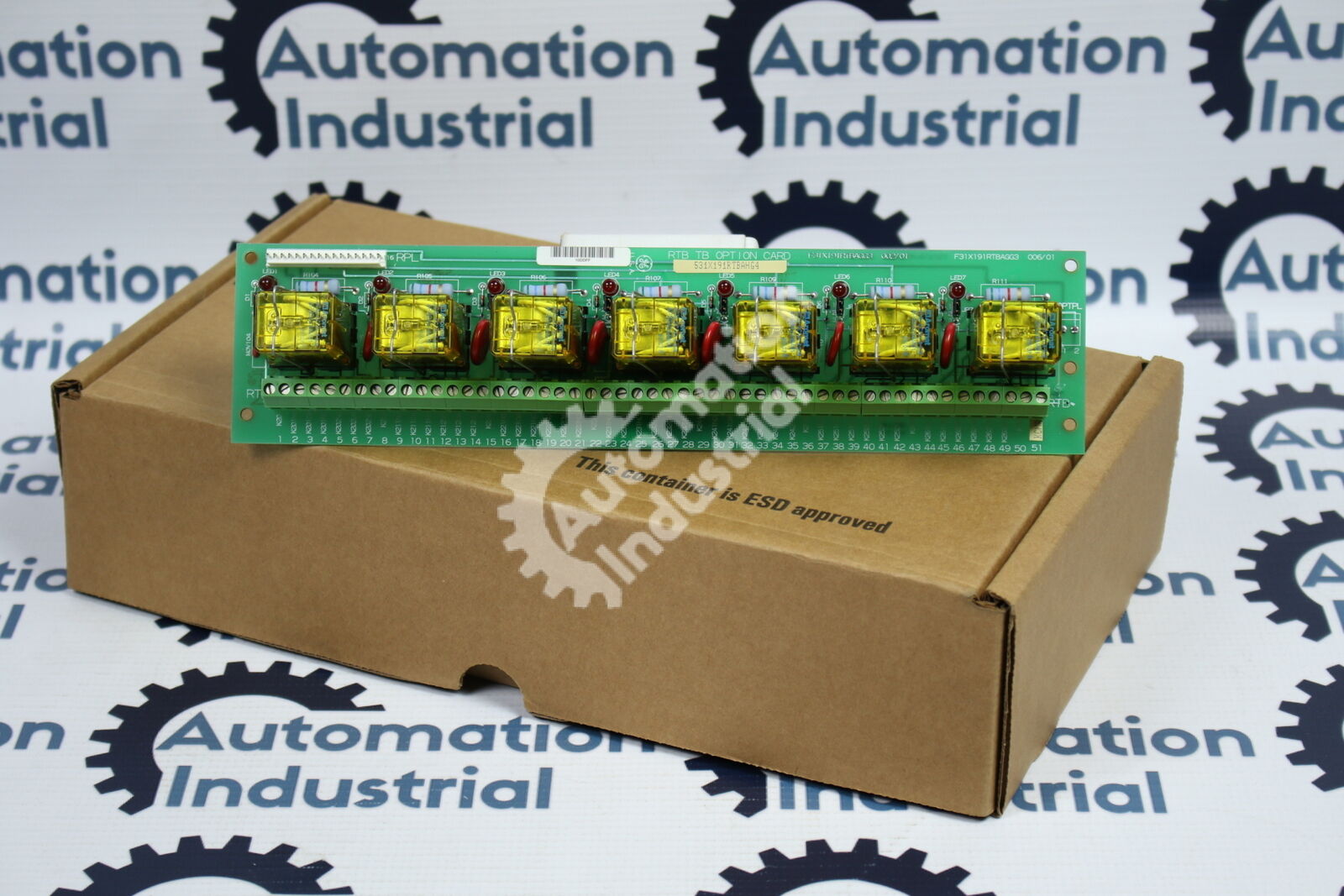 GE General Electric 531X191RTBAHG4 F31X191RTBAGG3 Relay Terminal Board OPEN BOX