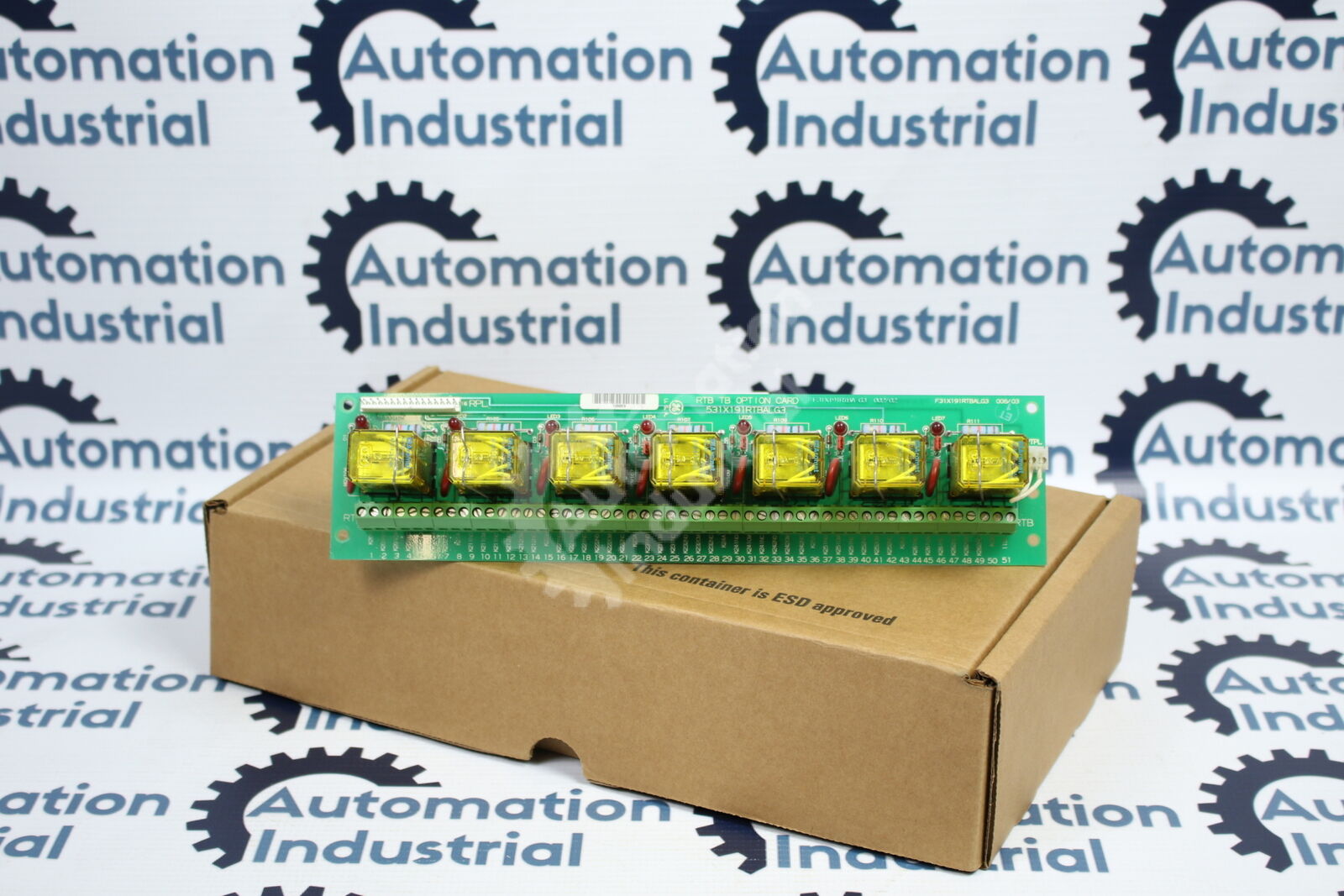 GE General Electric 531X191RTBALG3 F31X191RTBALG3 Relay Terminal Board