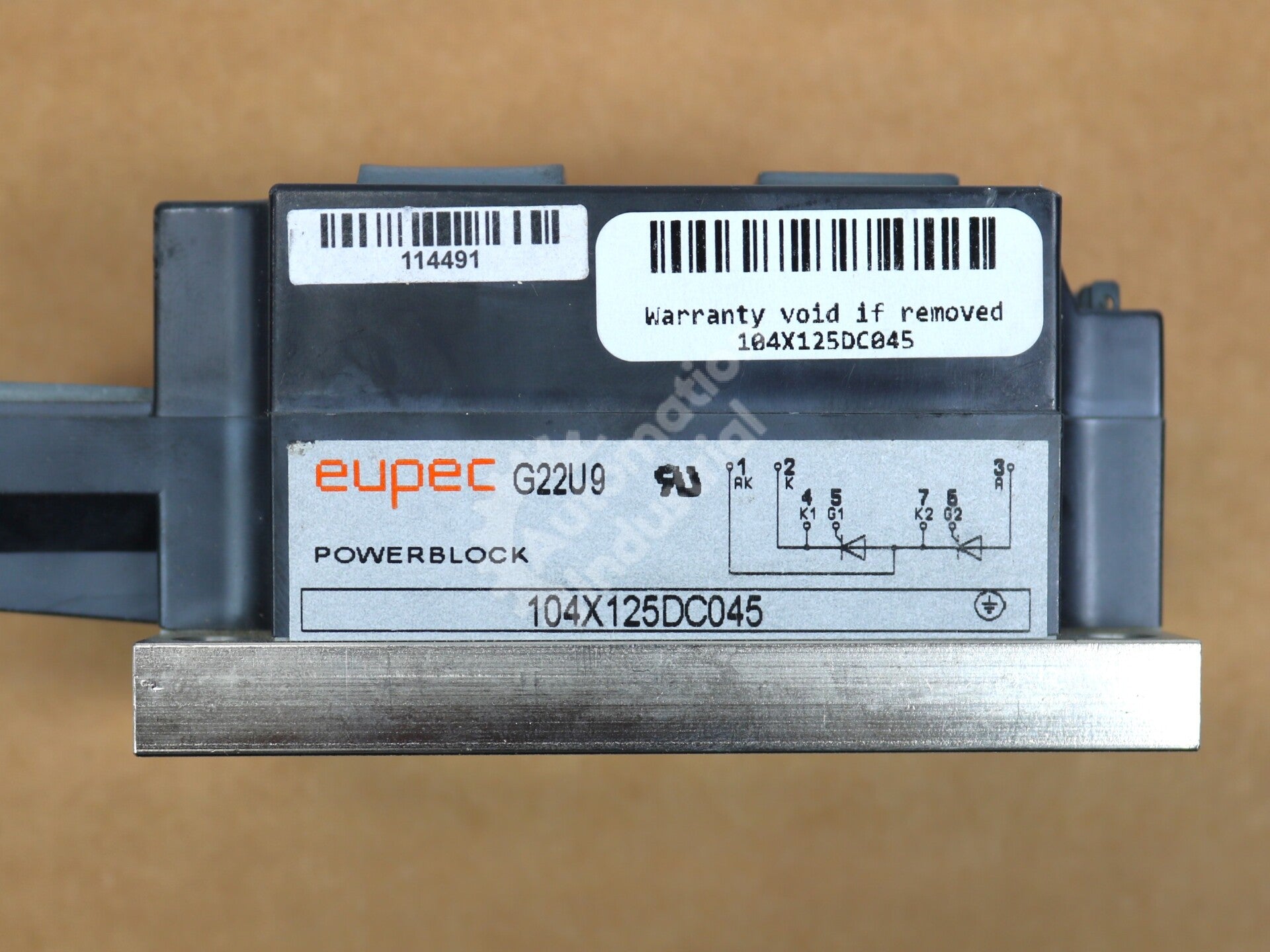 104X125DC045 By Eupec Power Block Module
