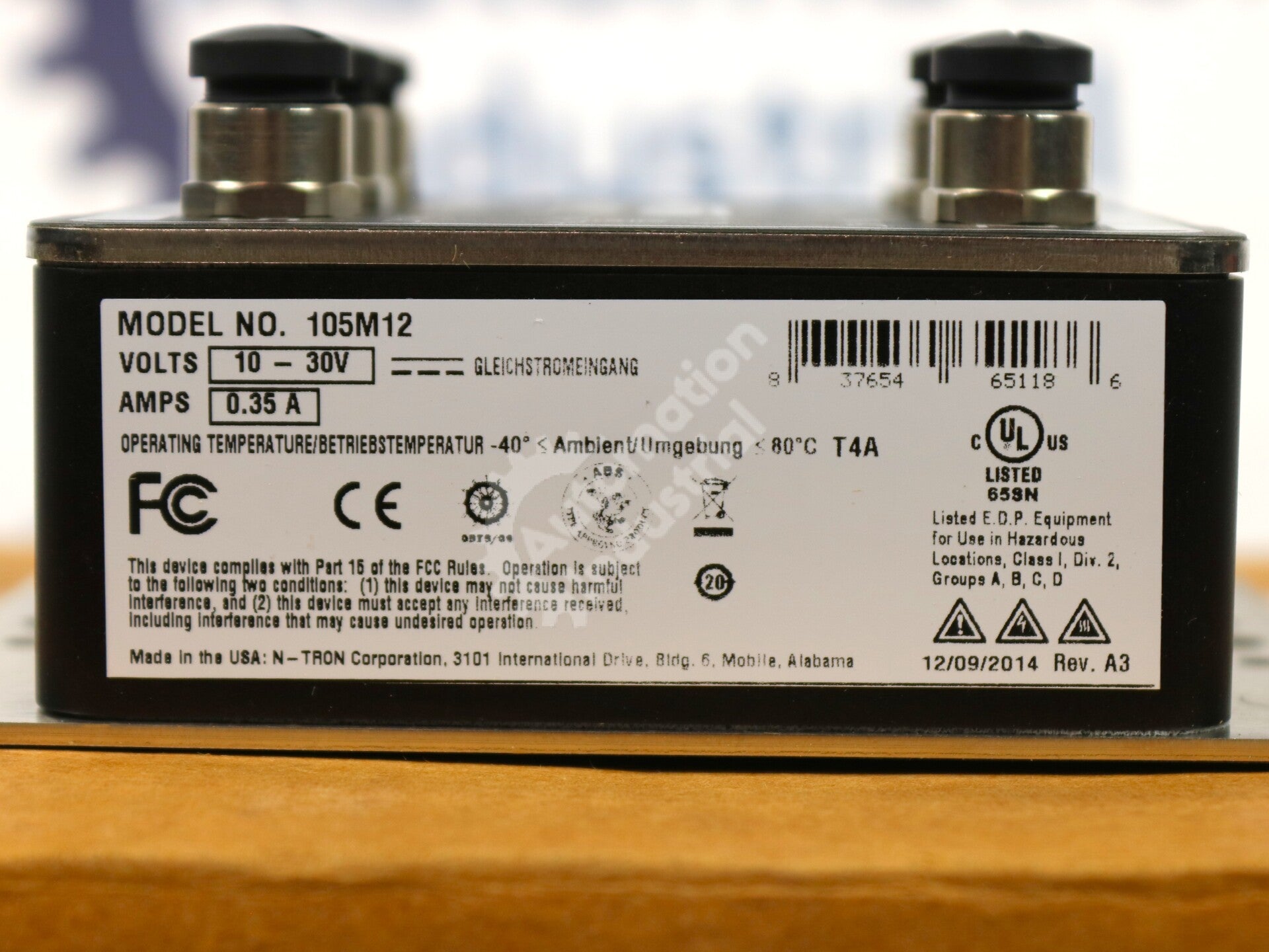 105M12 By Red Lion N-Tron Unmanaged Industrial 5-Port Ethernet Switch NSFP