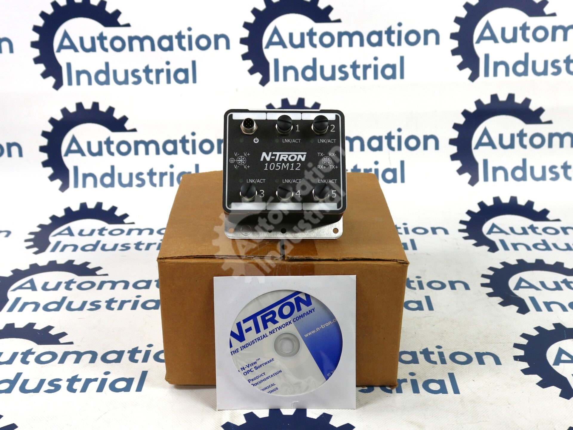 105M12 By Red Lion N-Tron Unmanaged Industrial 5-Port Ethernet Switch NSFP