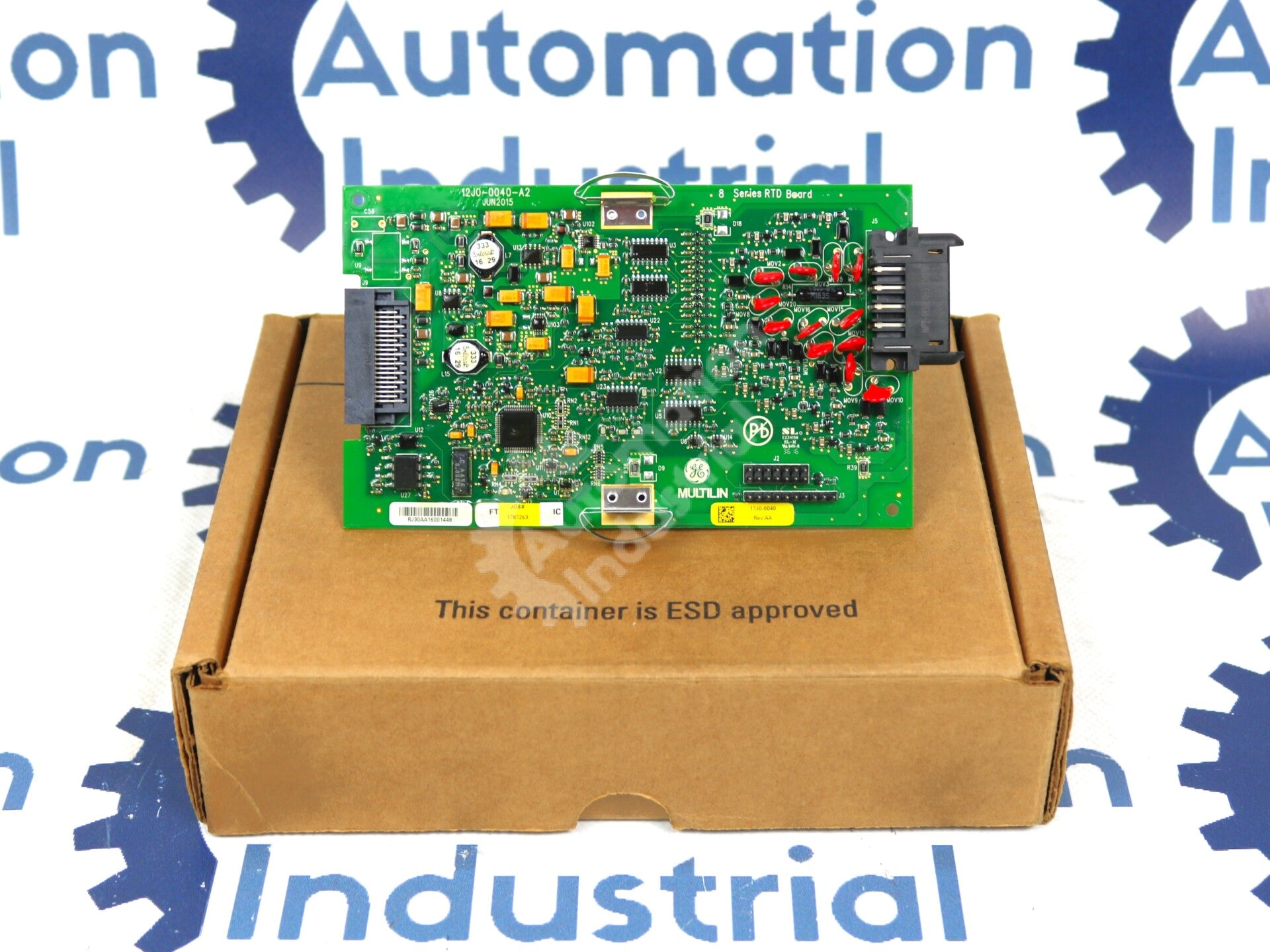 12J0-0040-A2 By GE Multilin 8 Series RTD Board New Surplus No Box