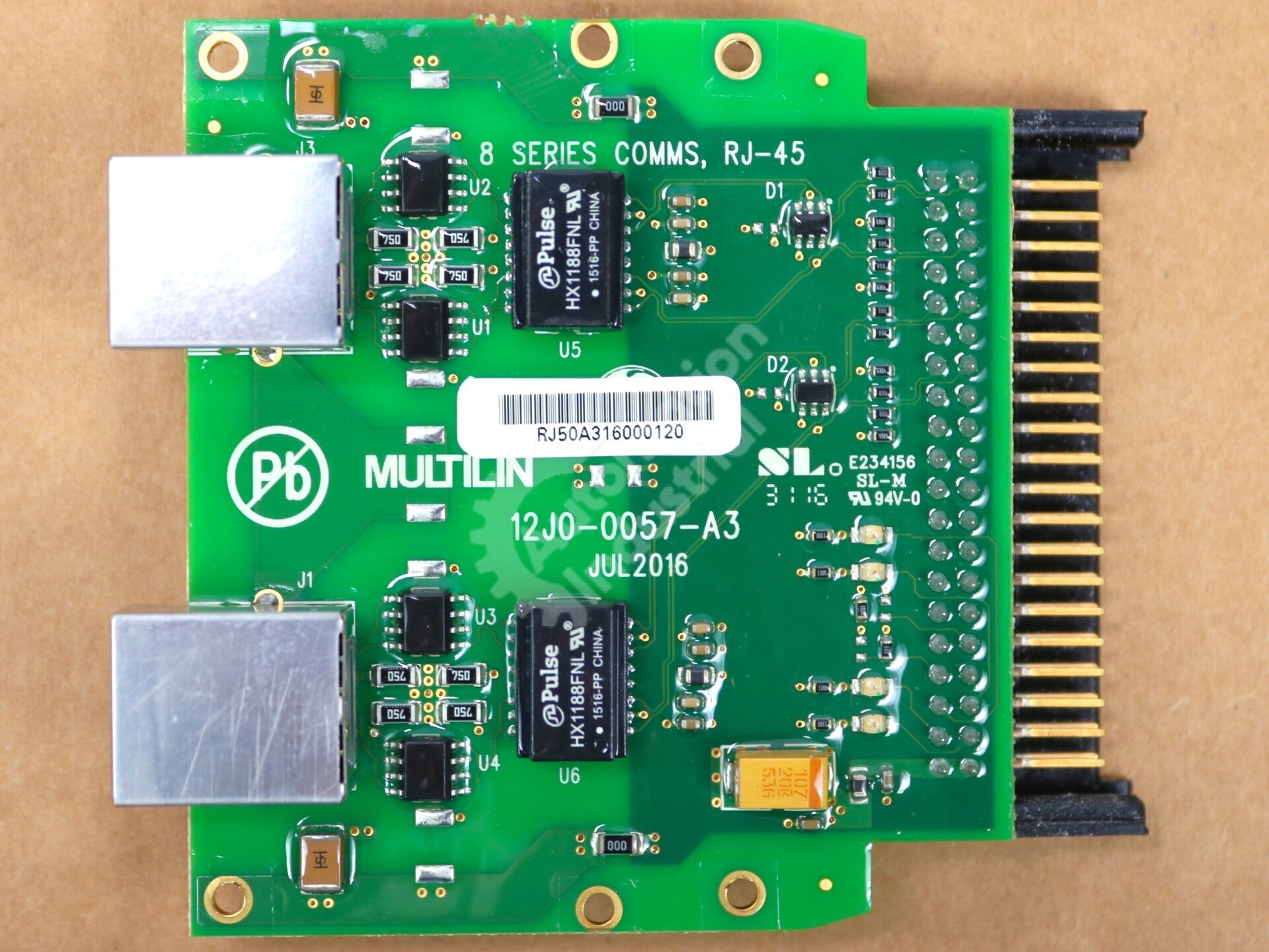 12J0-0057-A3 By GE Multilin 8 Series RJ-45 COMMS Module