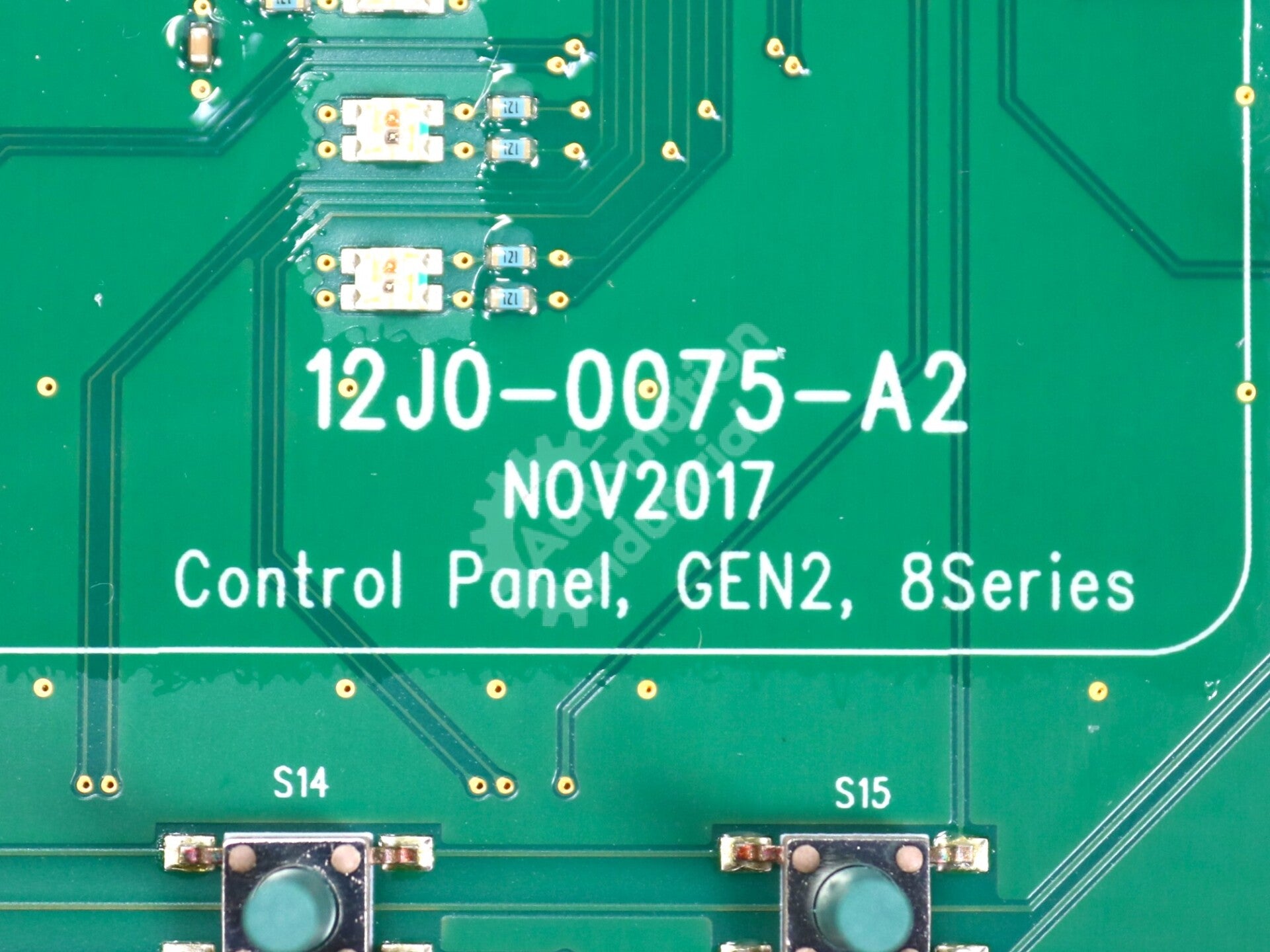 12J0-0075-A2 By GE Multilin 8 Series GEN2 Display and OIM Board