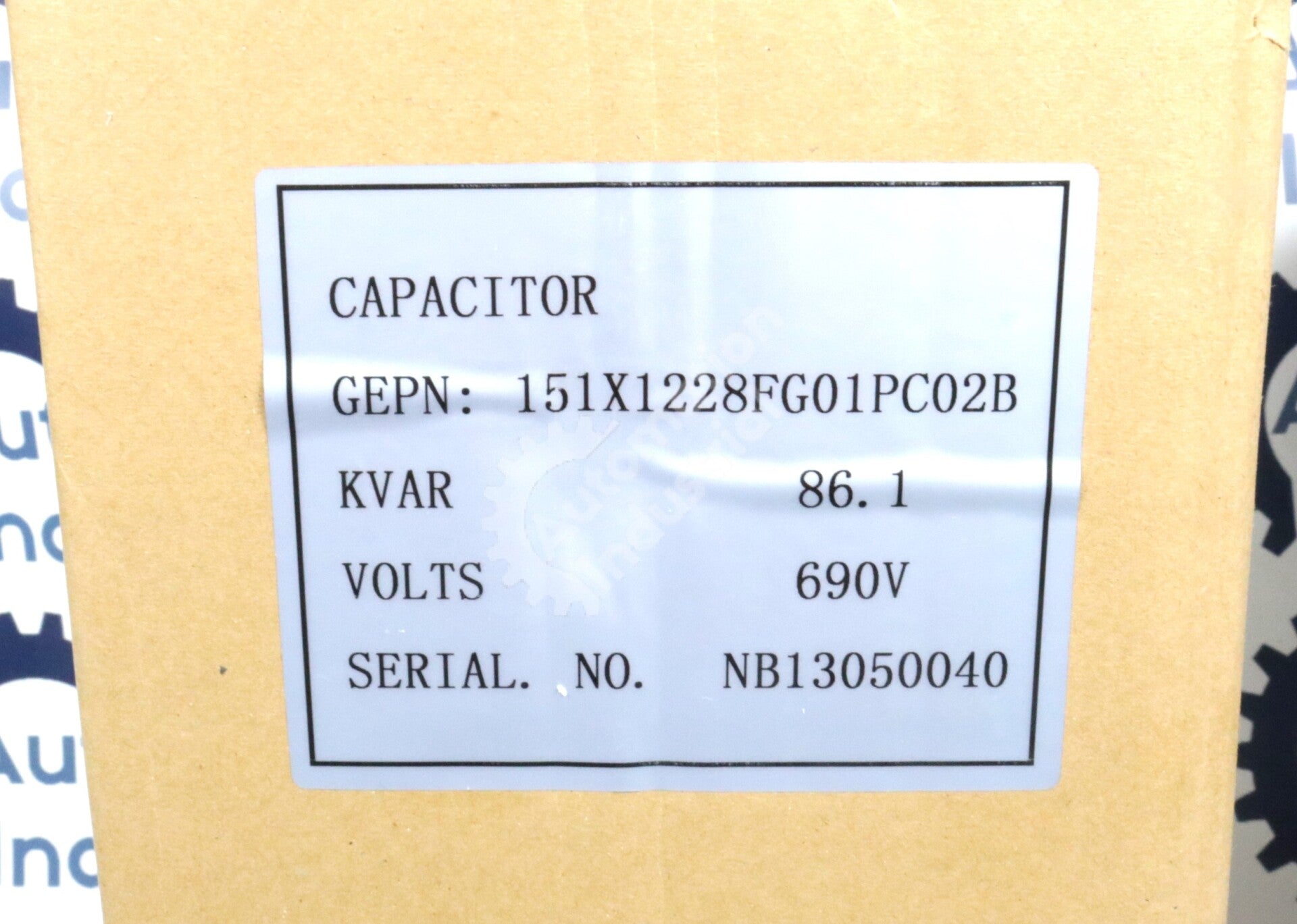 151X1228FG01PC02B By General Electric 600-690VAC 50/60Hz Capacitor NSFP