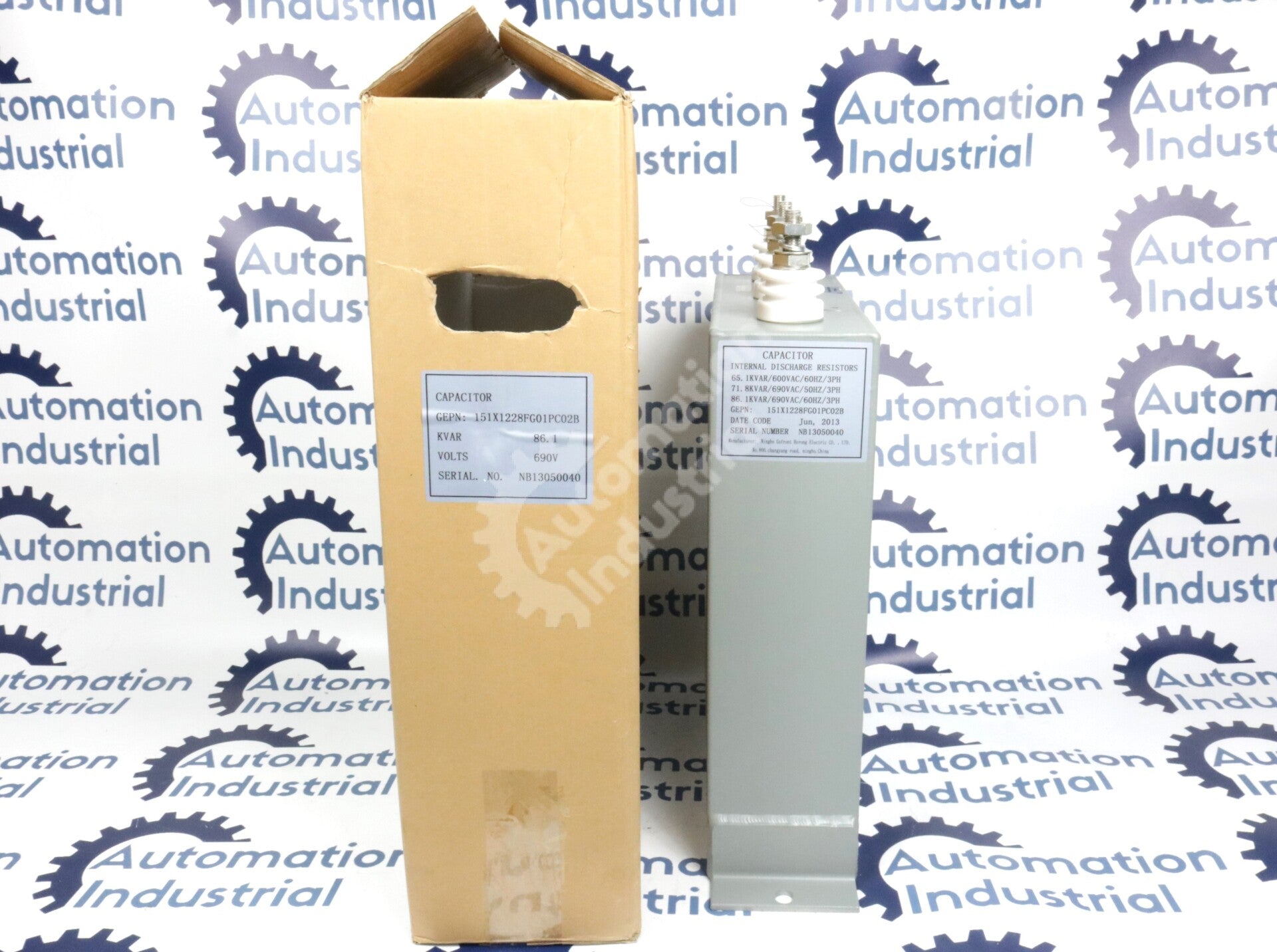 151X1228FG01PC02B By General Electric 600-690VAC 50/60Hz Capacitor NSFP