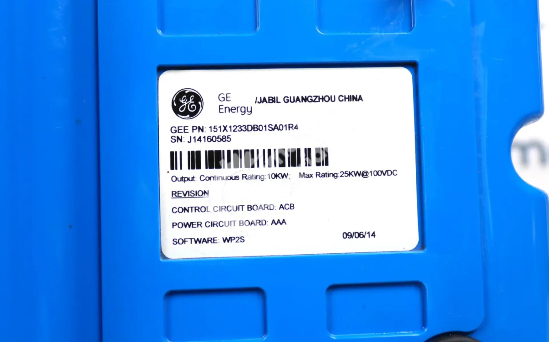 151X1233DB01SA01R4 By General Electric 30NM Power Converter ACB AAA WP2S NSNB