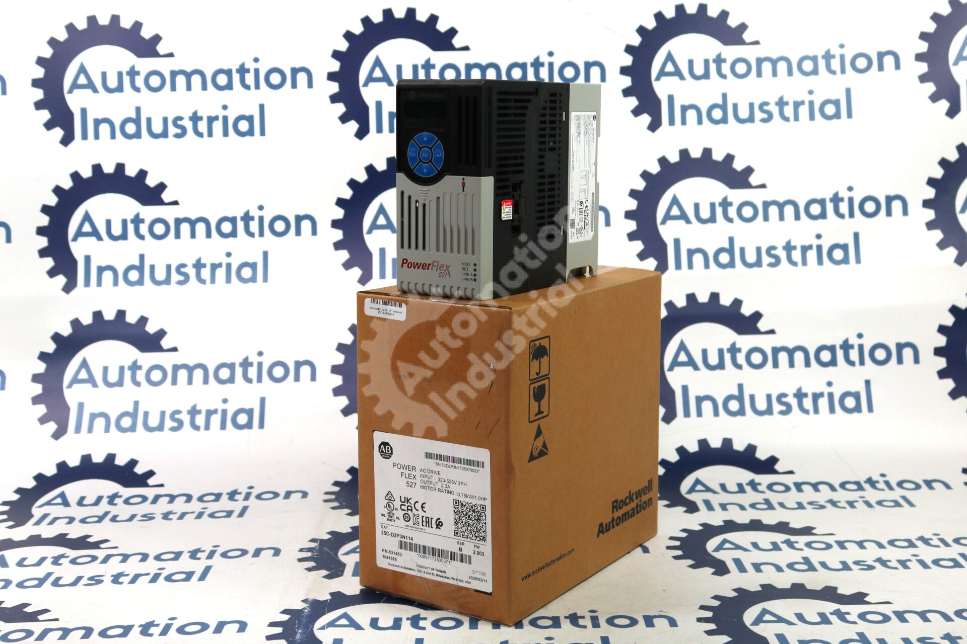 25C-D2P3N114 By Allen Bradley 1HP Adjustable Frequency PowerFlex 527 Drive NSFP
