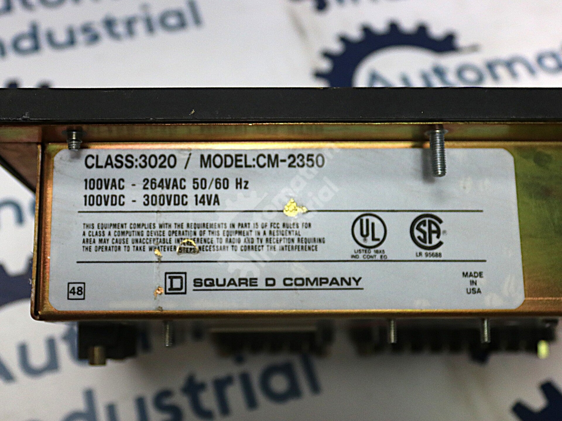 3020-CM-2350 By Square D CM-2350 Programmable Circuit Monitor