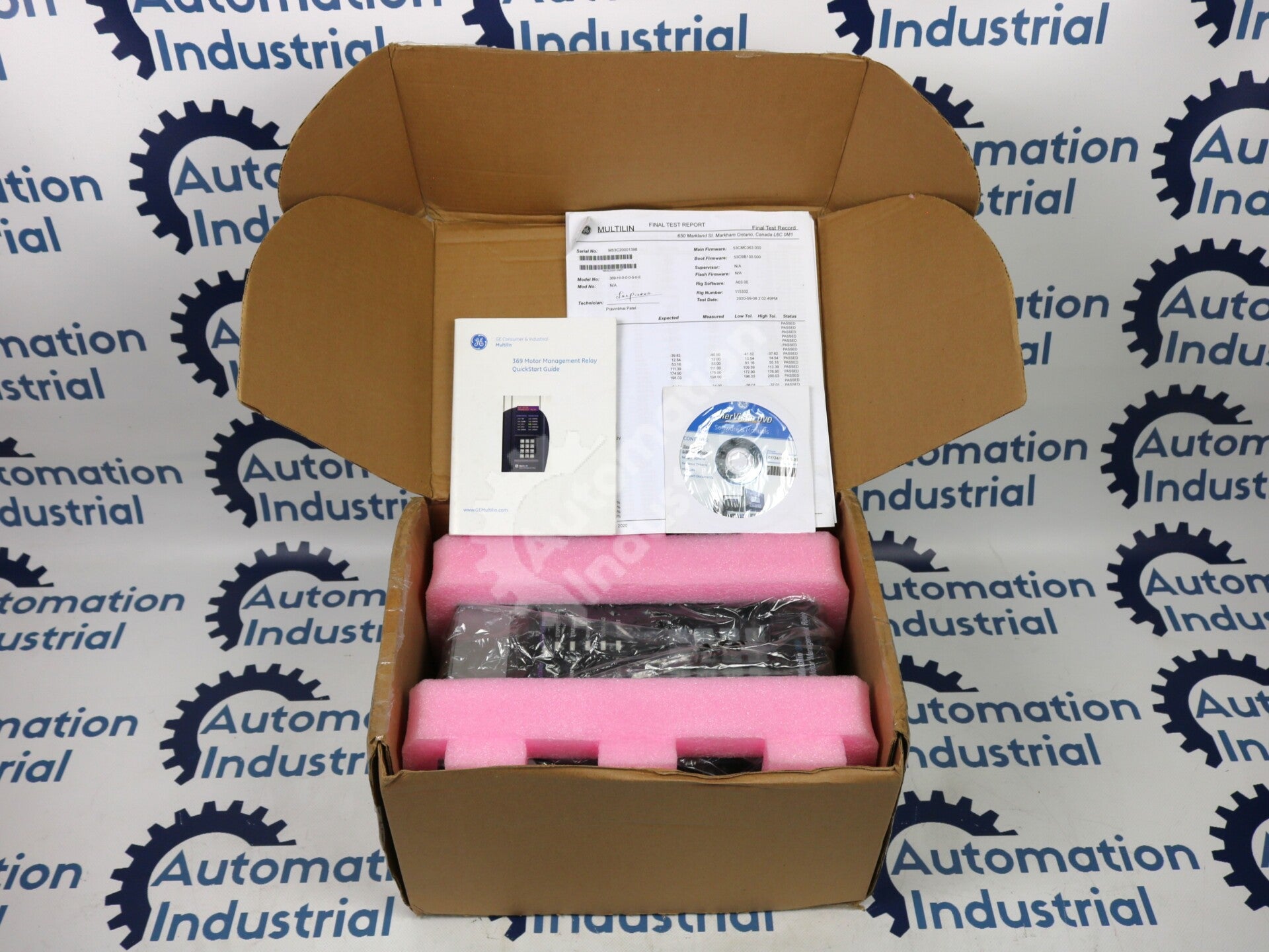 369-HI-0-0-0-0-0-E By GE Multilin Motor Protection Relay NSFP