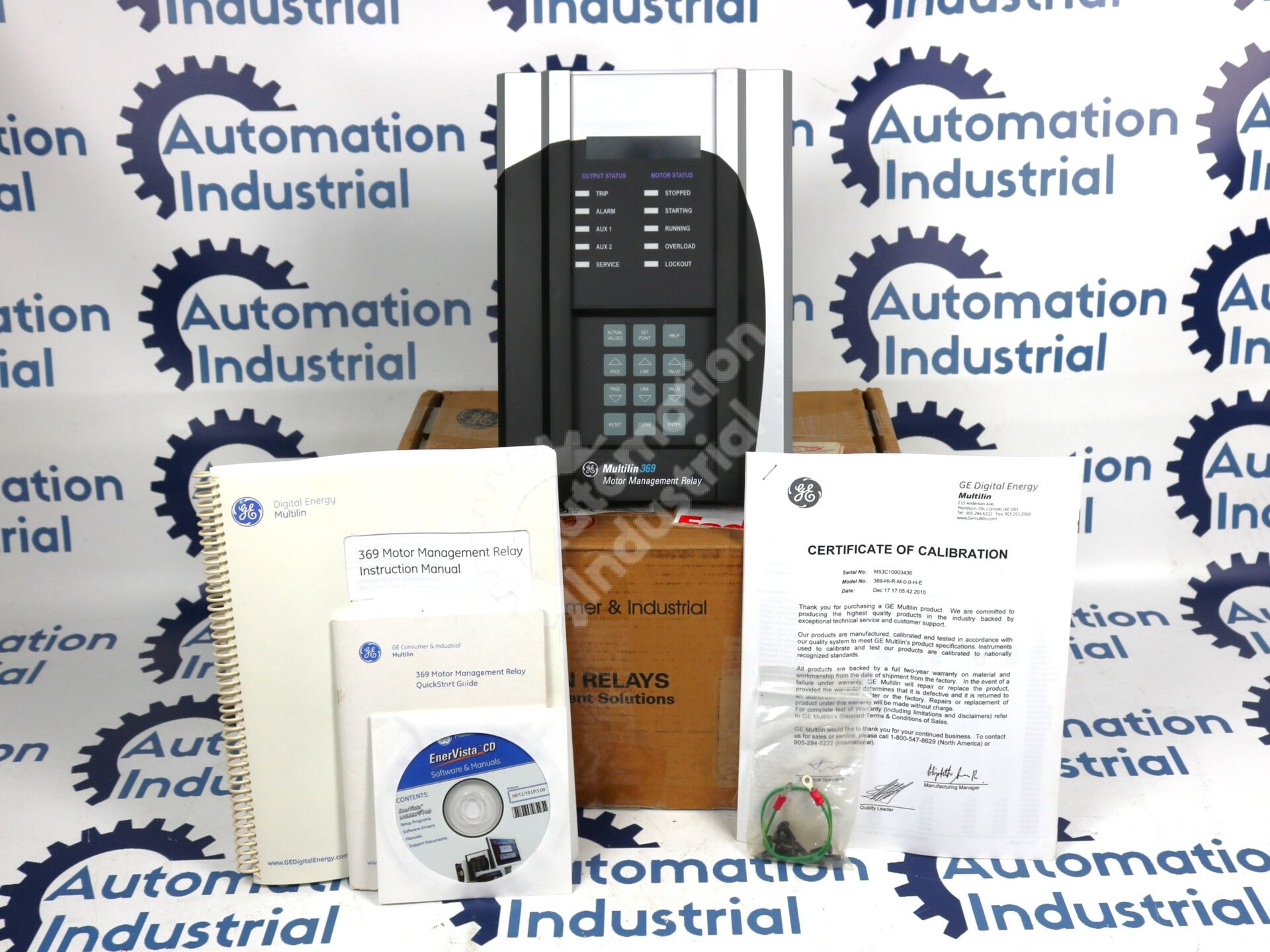 369-HI-R-M-0-0-H-E GE Multilin Harsh Environment 369 Motor Management Relay NSFP