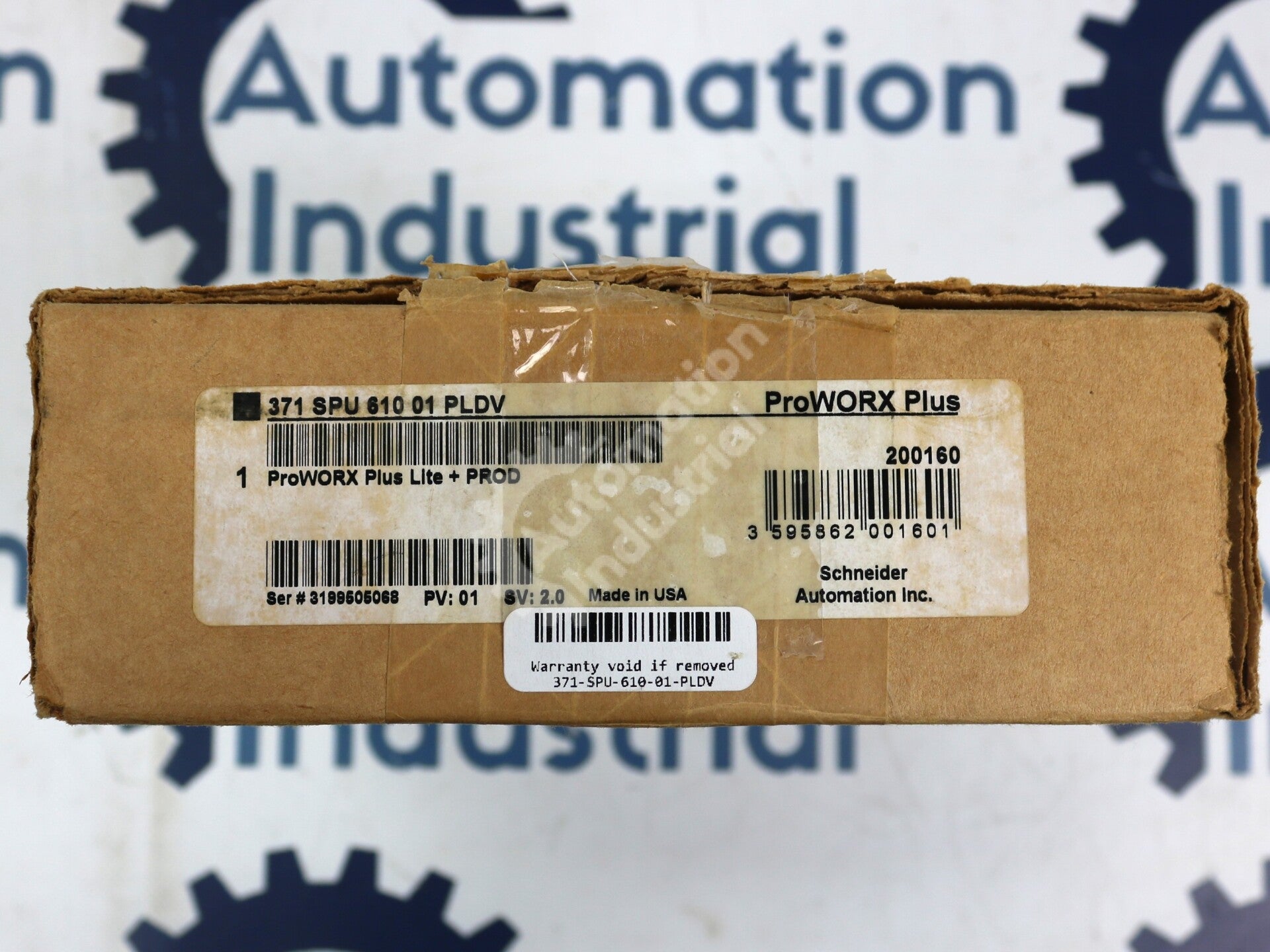 371-SPU-610-01-PLDV By Modicon ProWORX Plus PLC Programming Software V2.0 NSFP