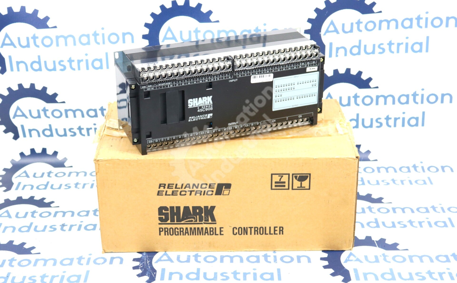 45C908 By Reliance Electric I/O Programmable Controller Module NSFP Shark XL