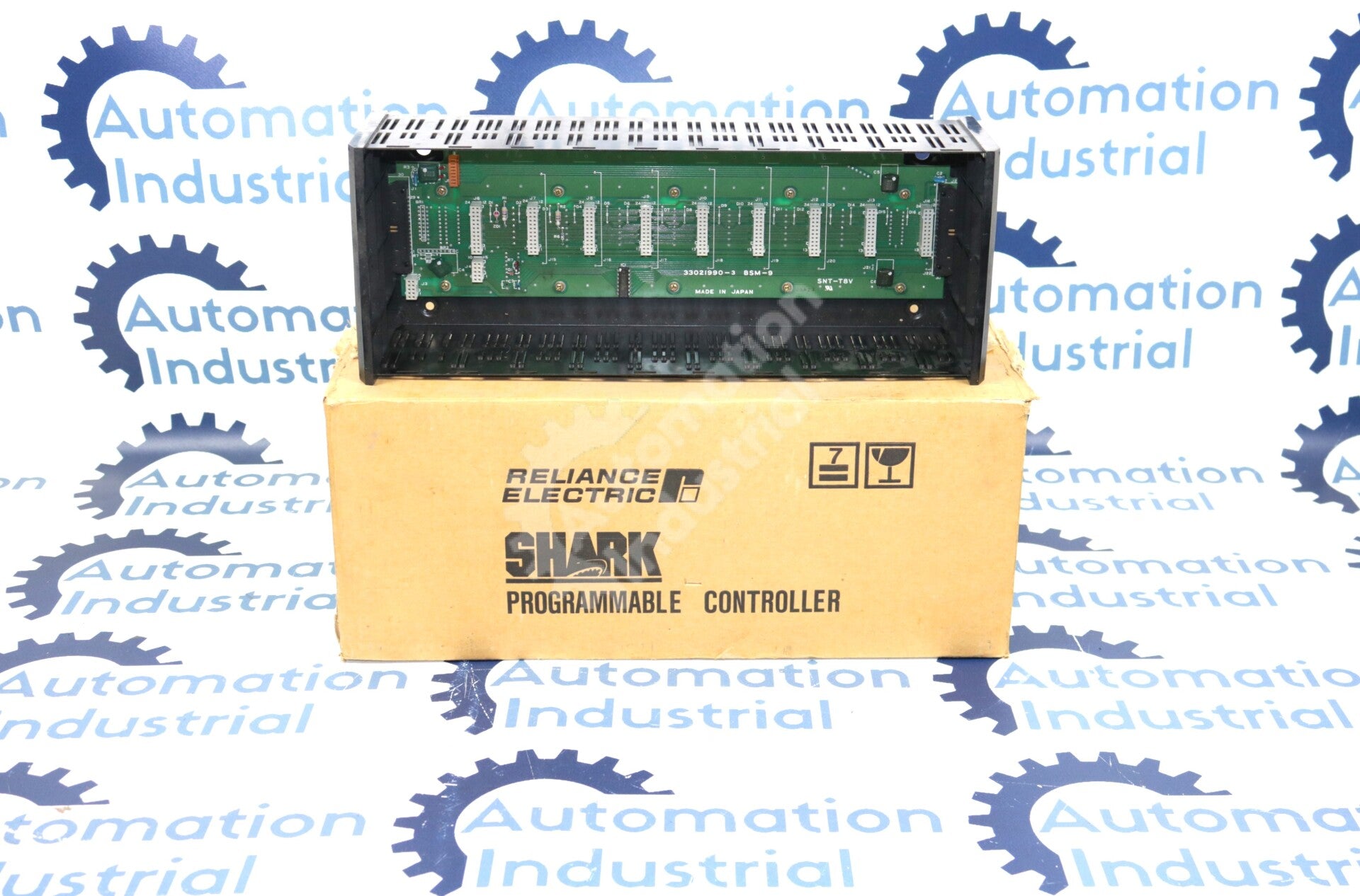 45C918 By Reliance Electric Programmable Controller 9-Slot Rack Shark XL