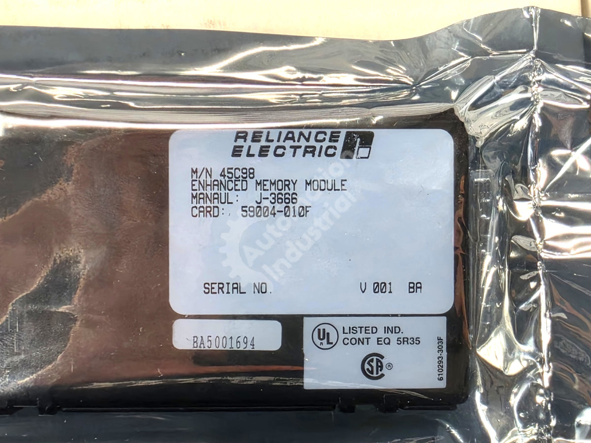 45C98B By Reliance Electric AutoMate Enhanced Memory Module NSFP