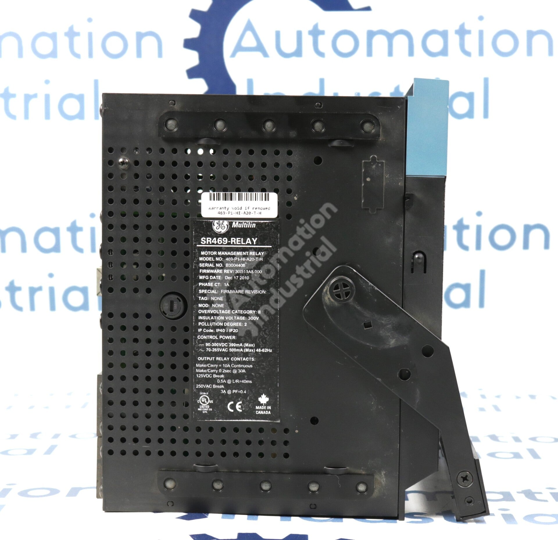 469-P1-HI-A20-T-H By GE Multilin Motor Management Relay