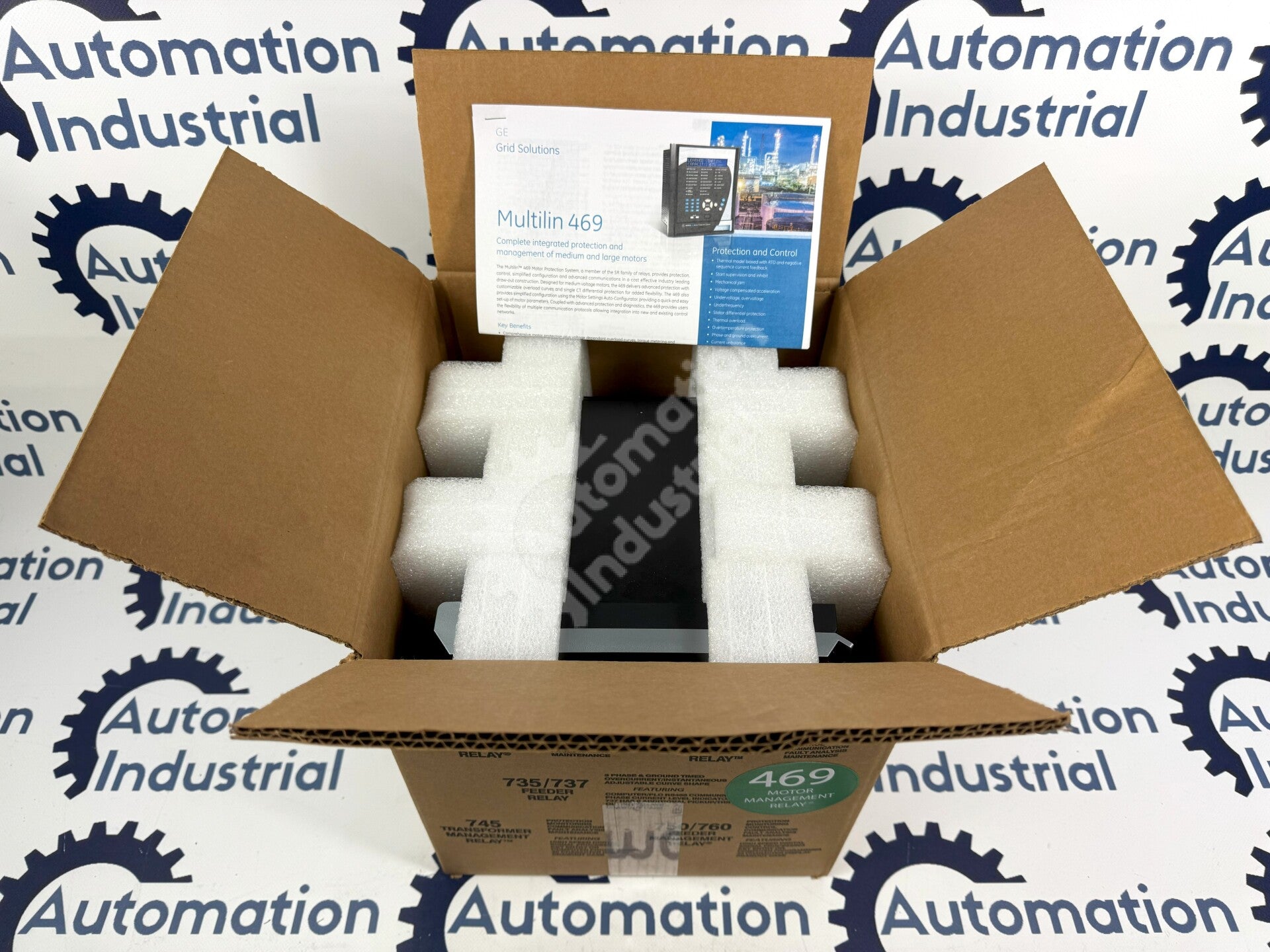 GE Multilin 469-P1-HI-A20-E-H Motor Management Relay