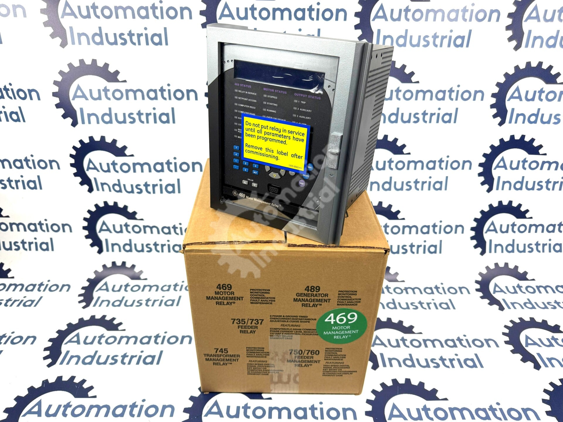 GE Multilin 469-P1-HI-A20-E-H Motor Management Relay