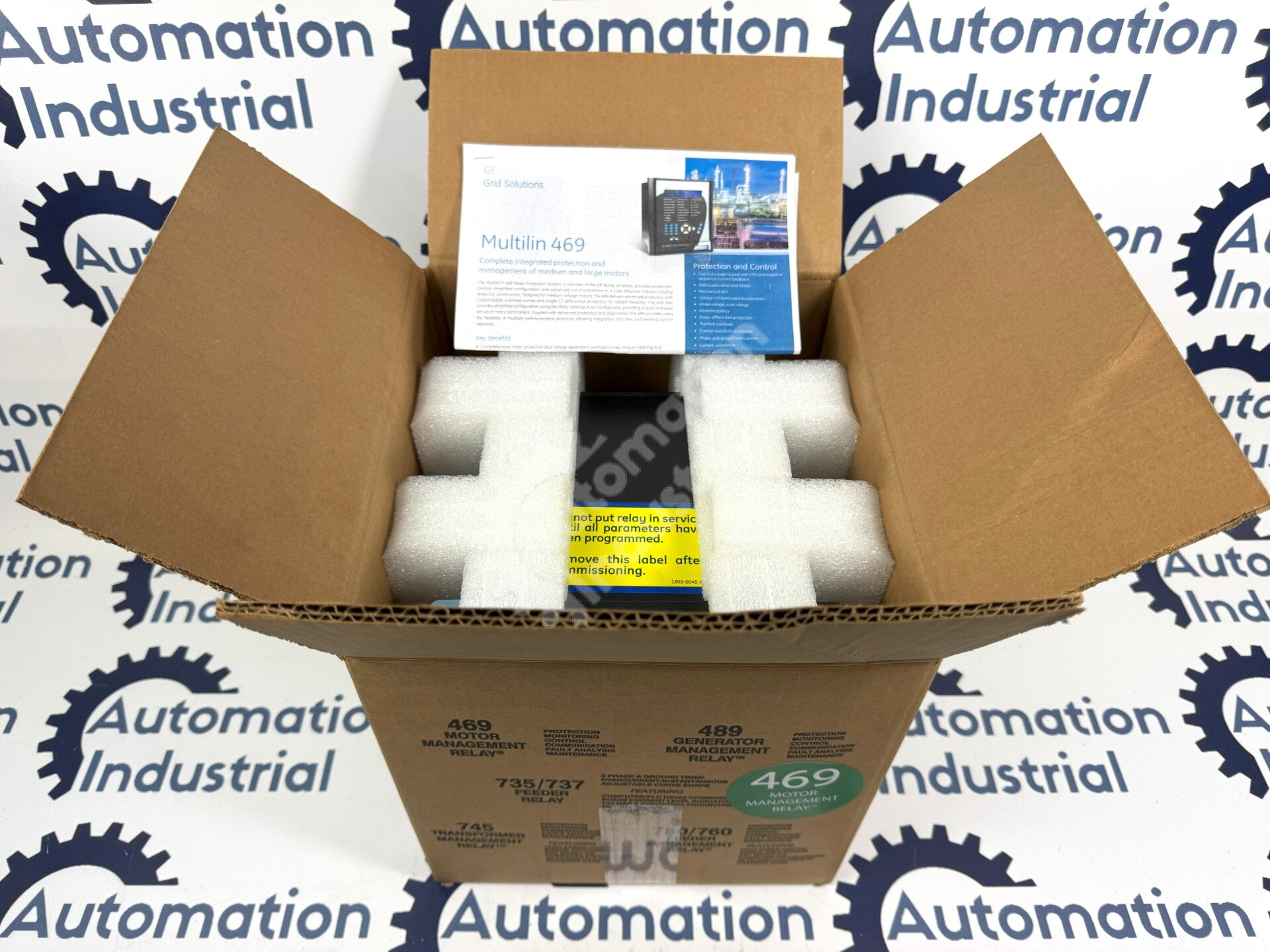 GE Multilin 469-P5-LO-A20-E Motor Management Relay