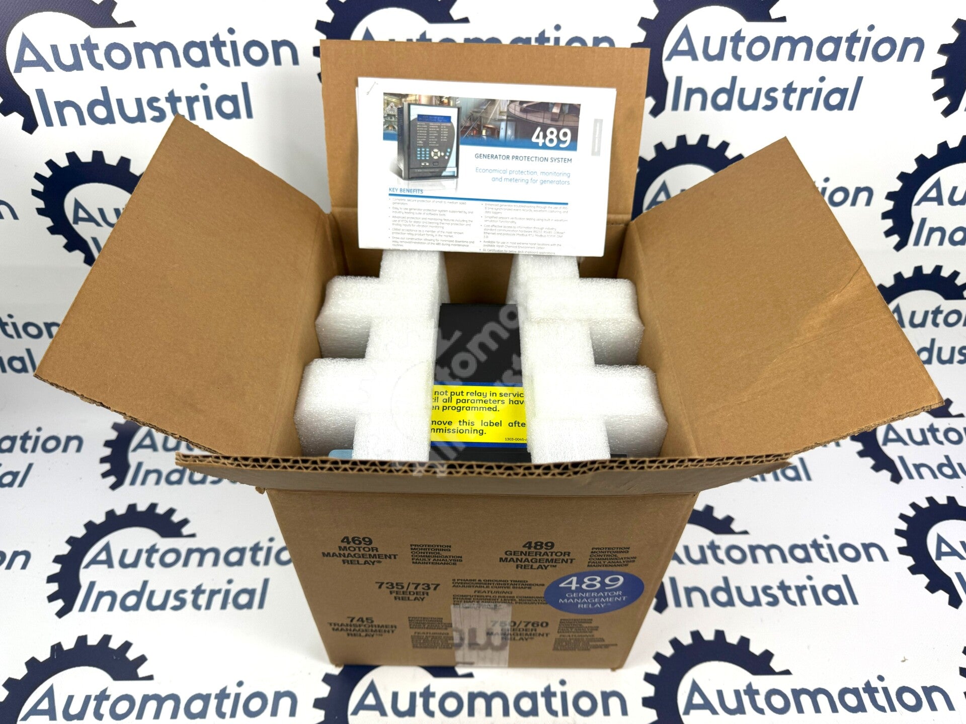GE Multilin 489-P1-LO-A20-E Generator Management Relay