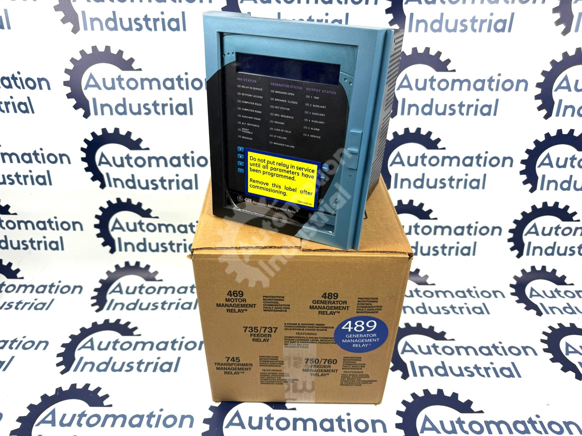 GE Multilin 489-P1-LO-A20-E Generator Management Relay
