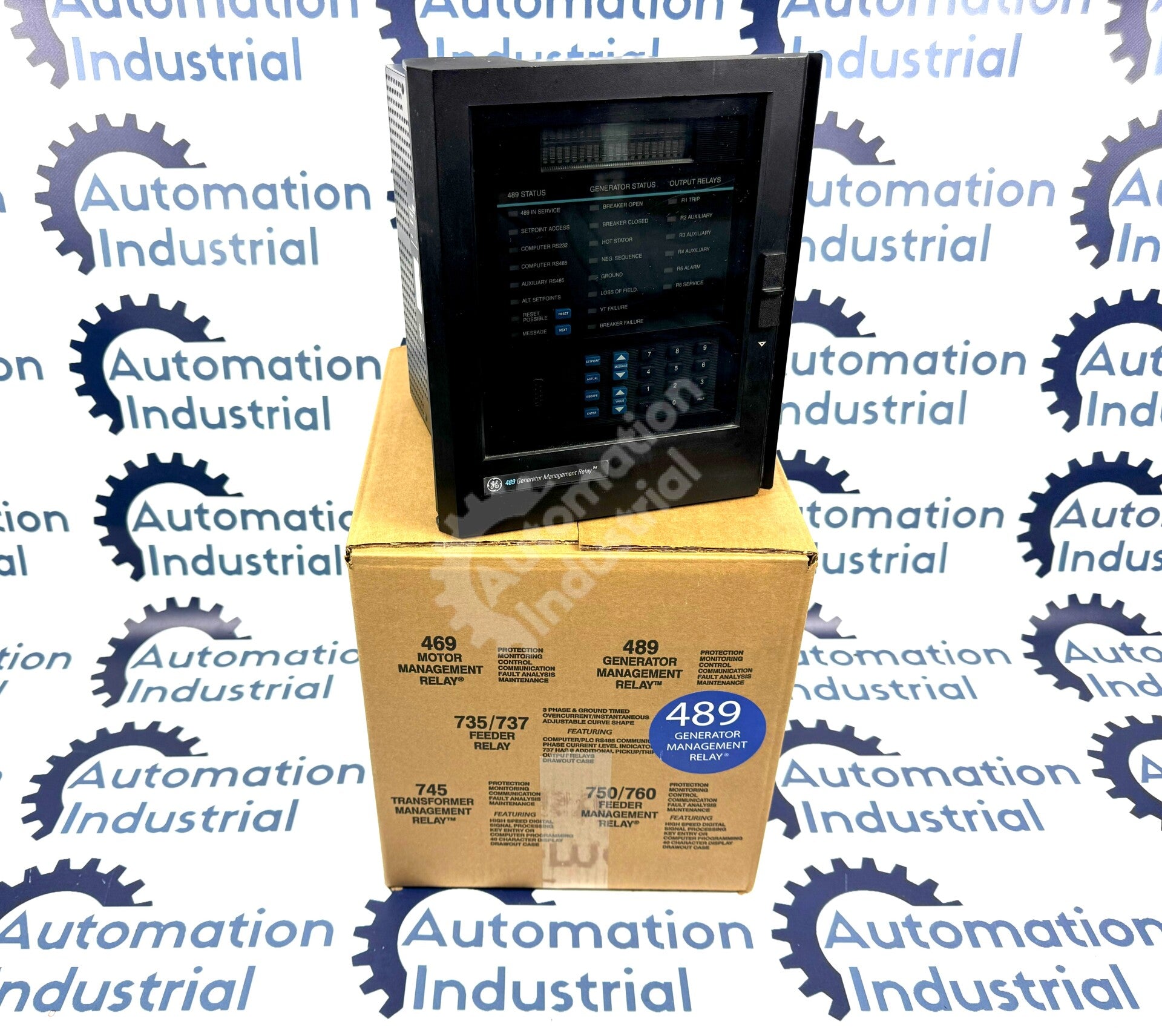 GE Multilin 489-P5-LO-A20 Generator Management Relay