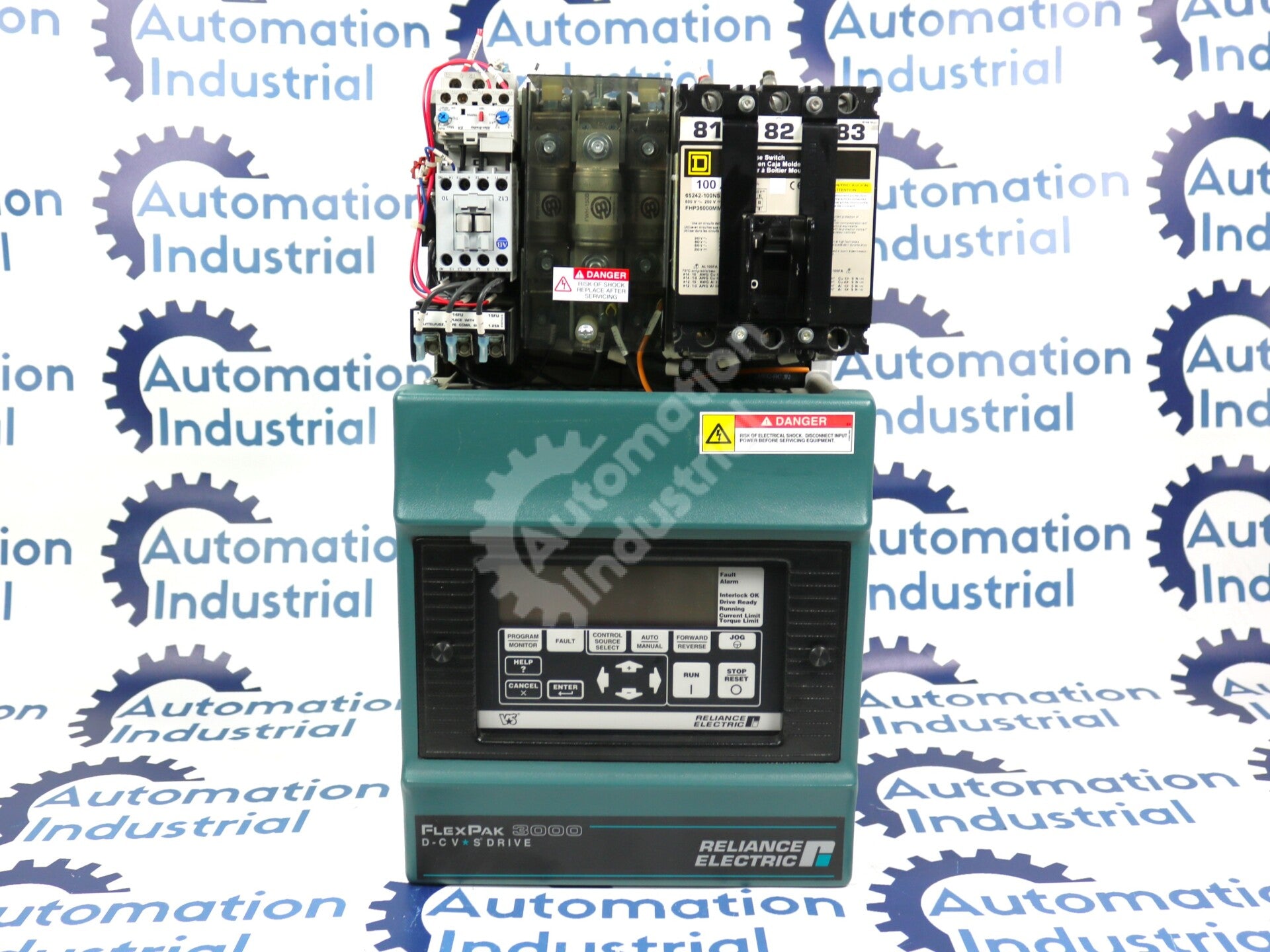 50F4042 By Reliance Electric 230/460VAC 3PH 25/50HP FlexPak 3000 VS Drive