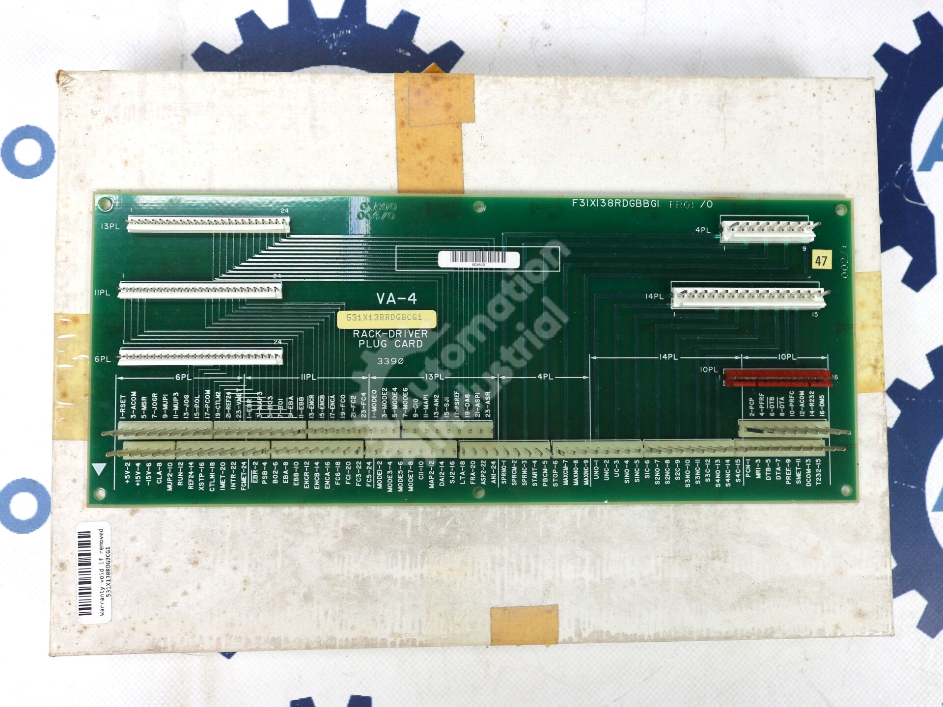 GE General Electric 531X138RDGBCG1 F31X138RDGBBG1 Pack Driver Plug Card NEW