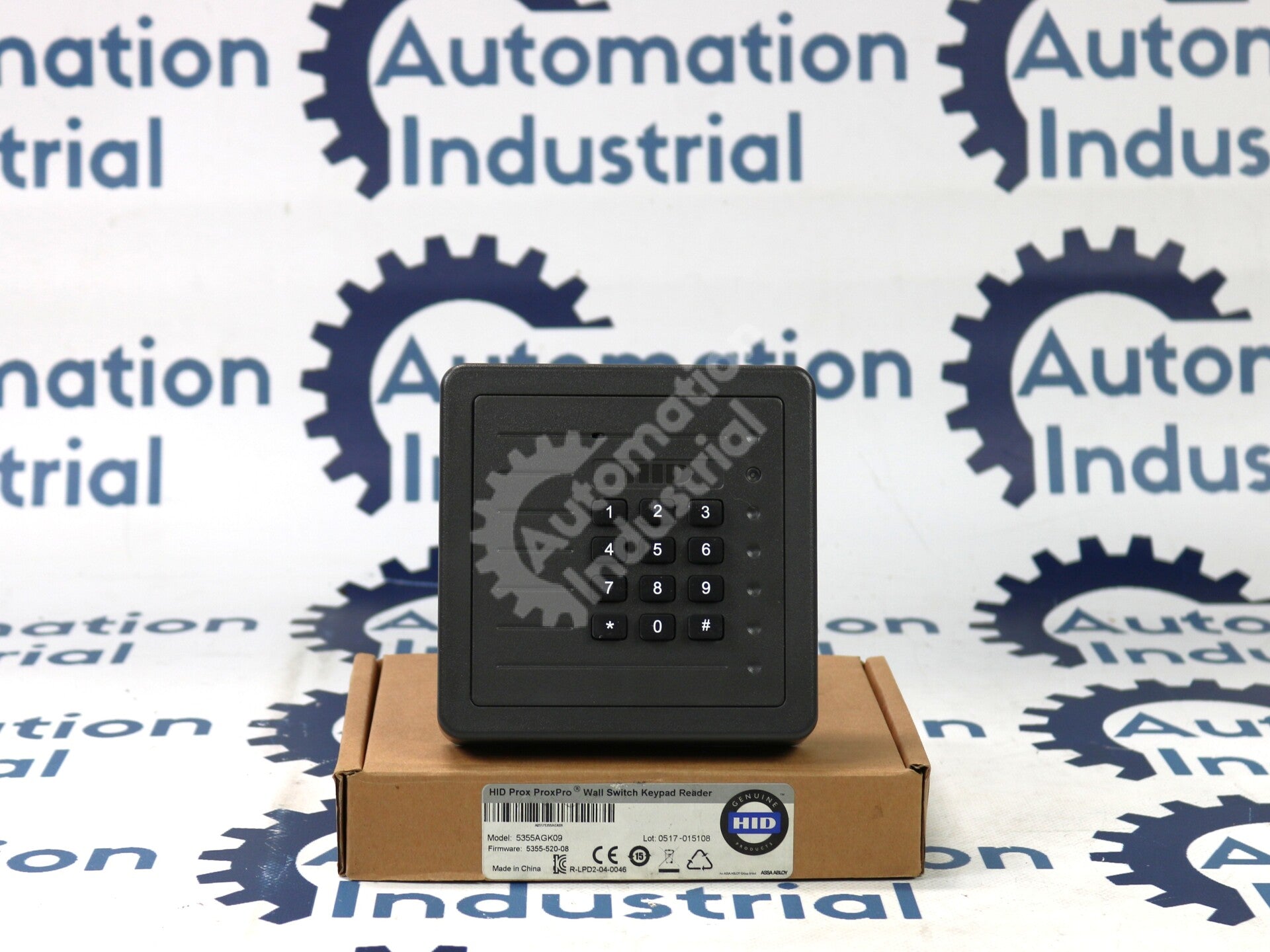 5355AGK09 By HID Global ProxPro Wall Switch Keypad and Card Reader