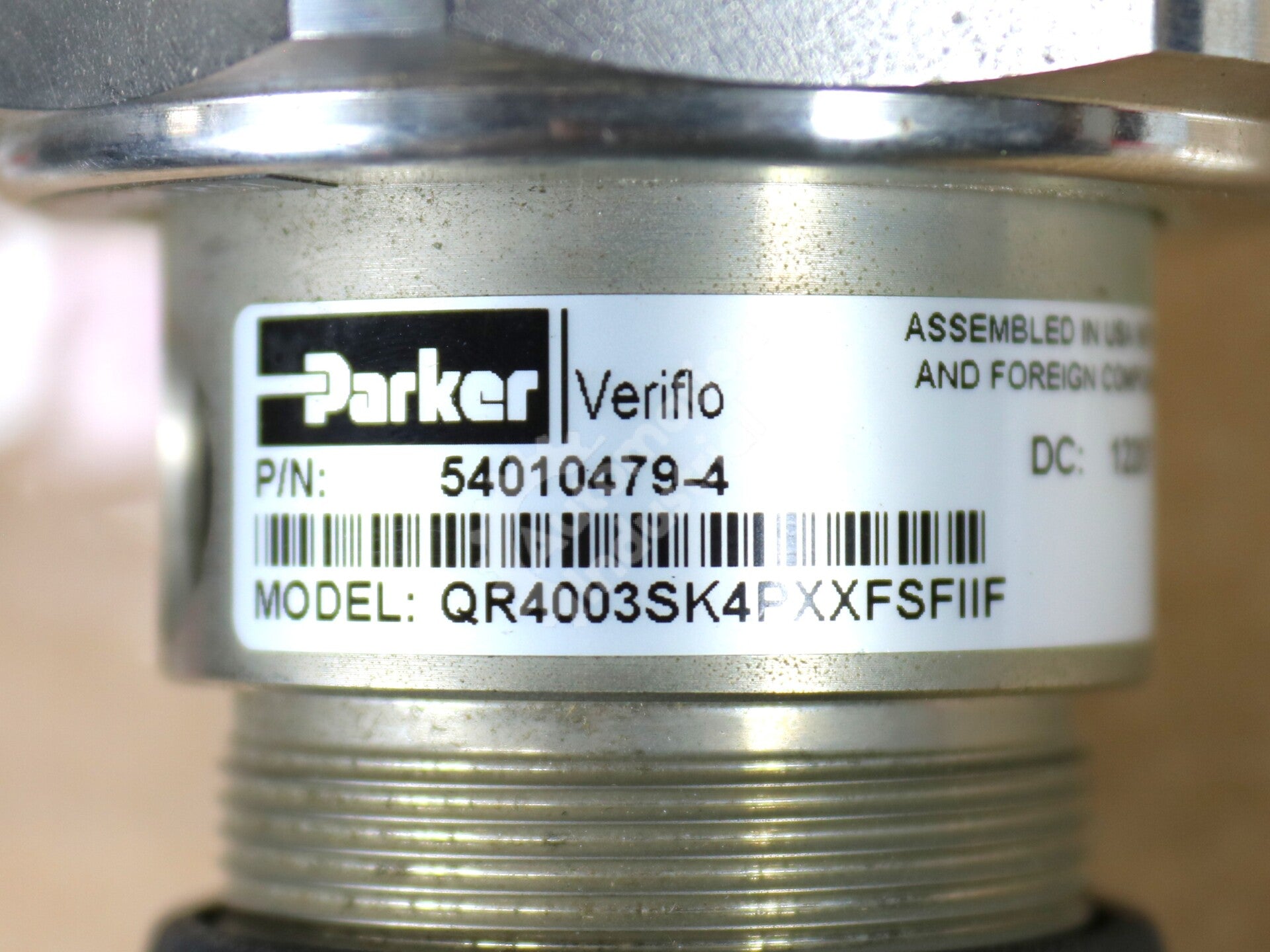 54010479-4 By Parker QR4003SK4PXXFSFIIF 100PSIG Pressure Regulator
