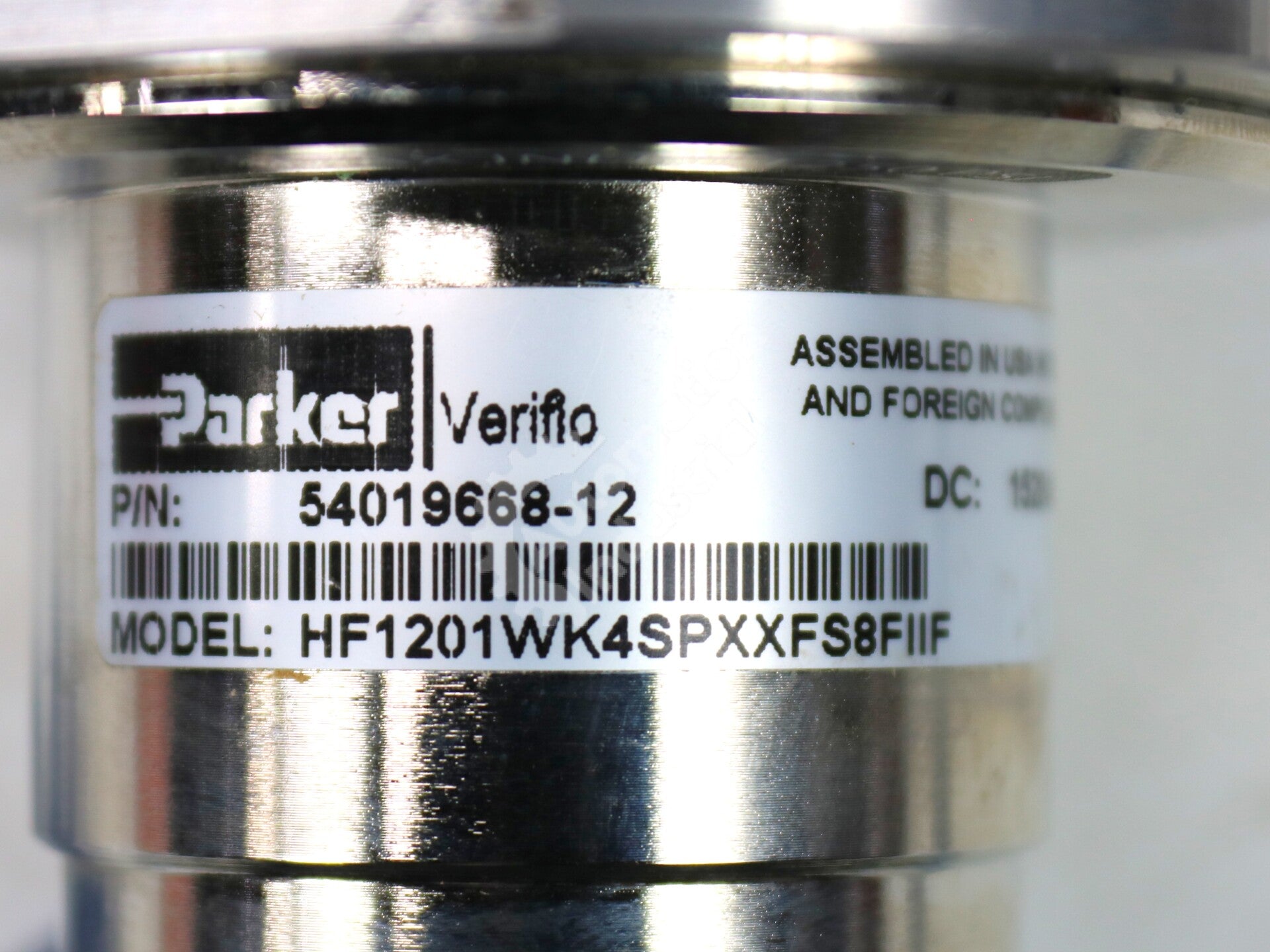 HF1201WK4SPXXFS8FIIF By Parker 54019668-12 HF1200 High Flow Pressure Regulator