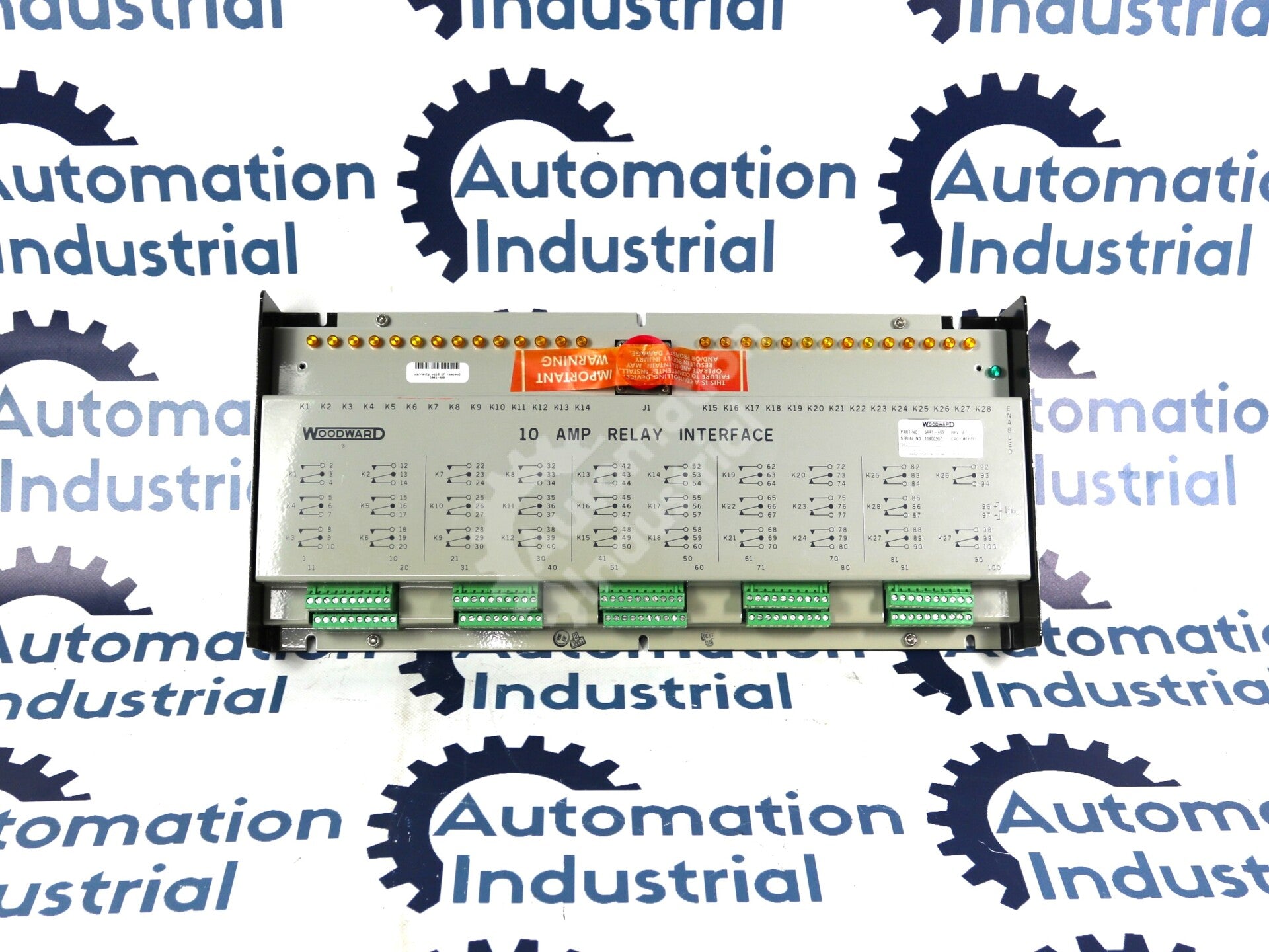 5441-409 By Woodward 10 Amp 28-Channel Relay Interface New Surplus No Box