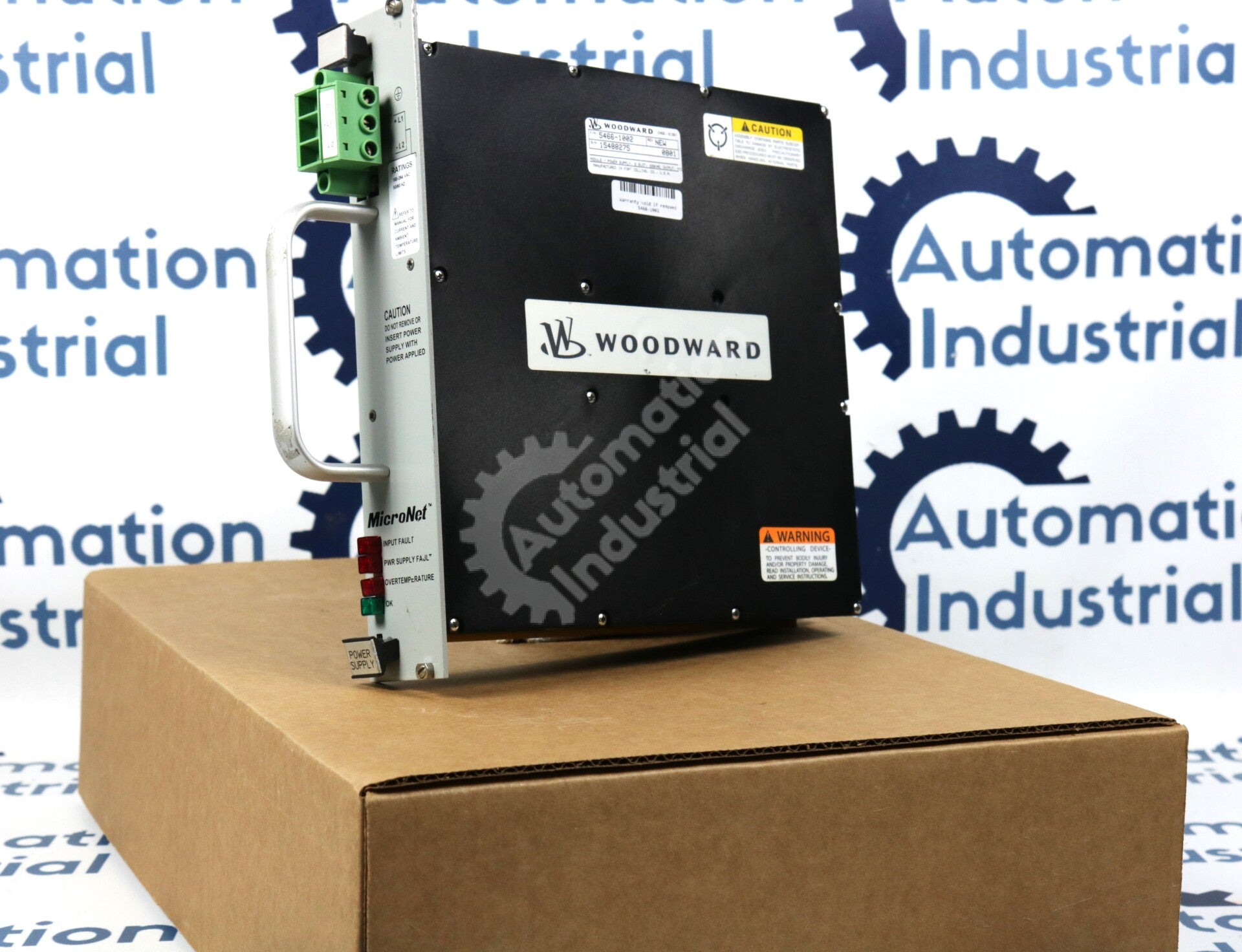 5466-1002 By Woodward Master Synchronizer and Load Control Power Supply Module