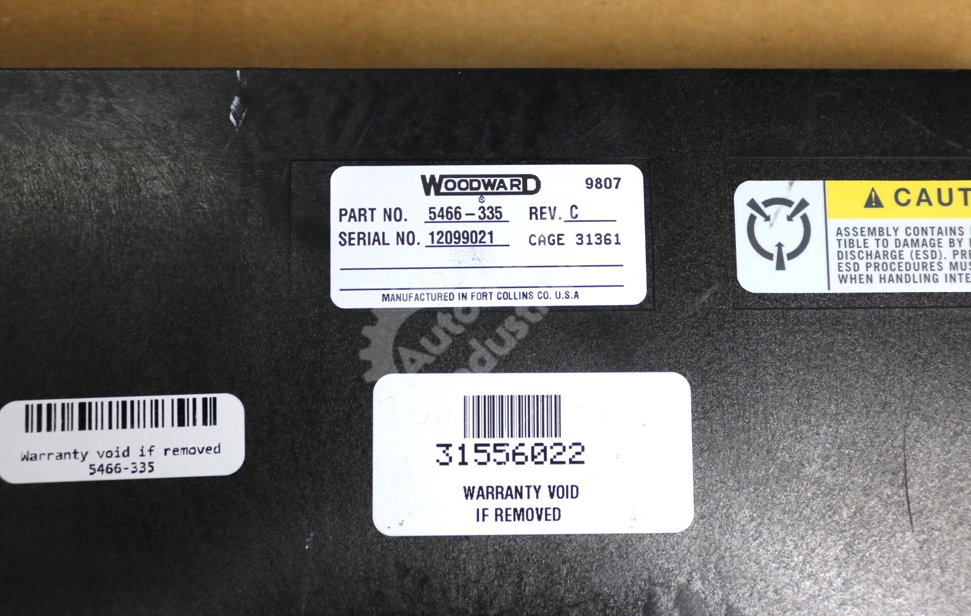 5466-335 By Woodward 64-Channel PLC CPU Output Module