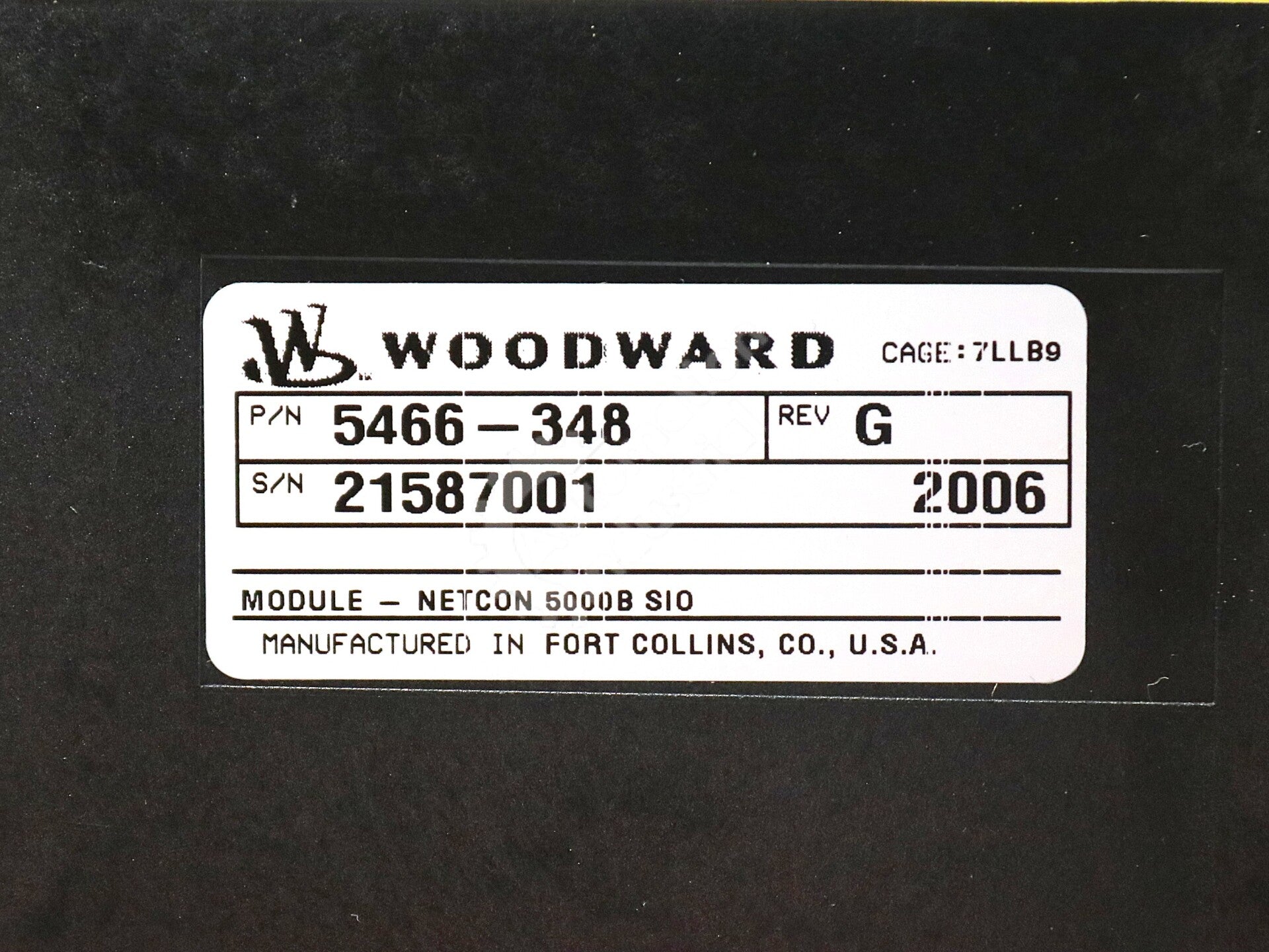 5466-348 By Woodward NetCon I/O Actuator Controller Module NSNB