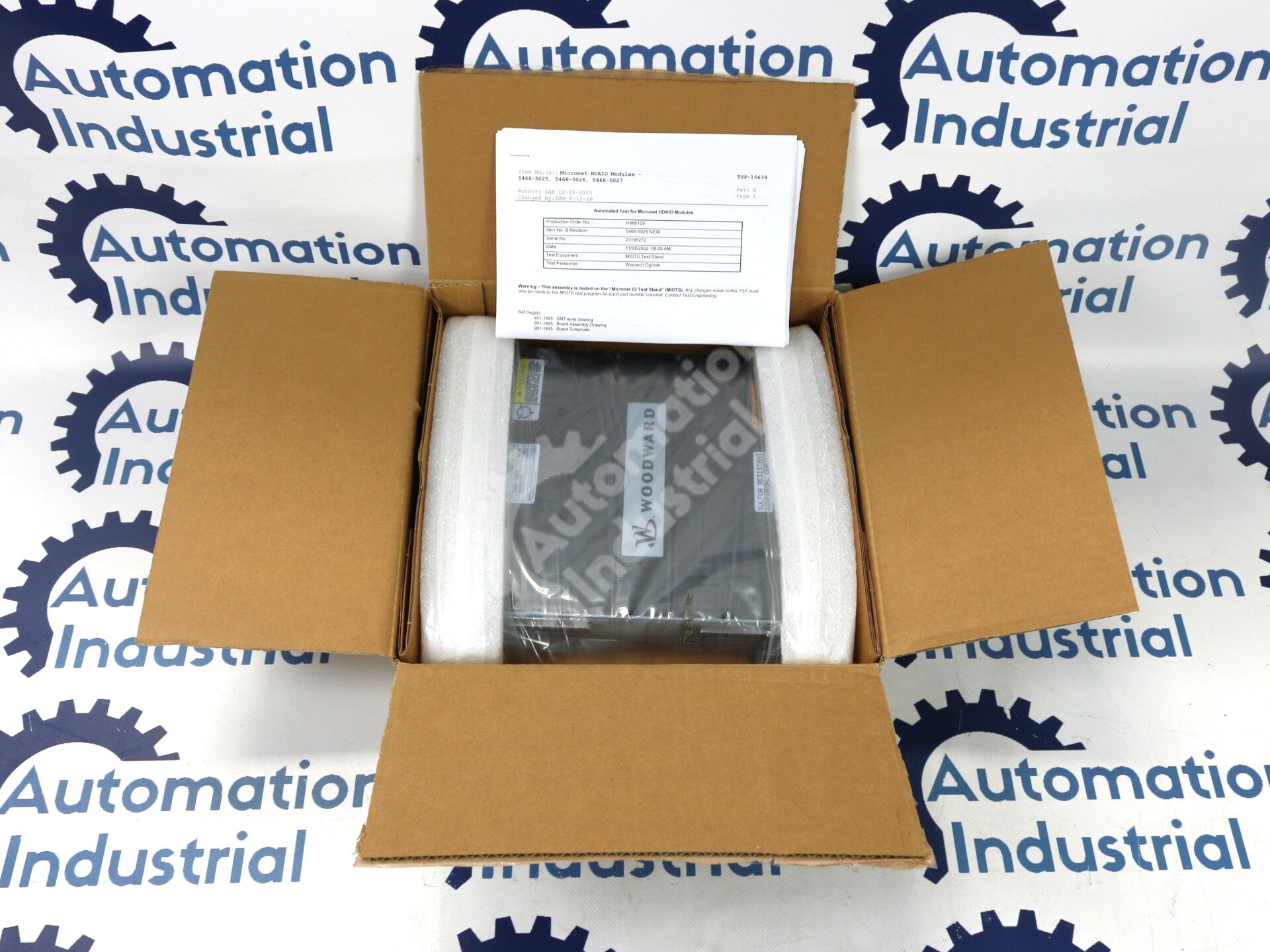 5466-5026 By Woodward MicroNet Simplex High-Density Analog I/O Module NSFP