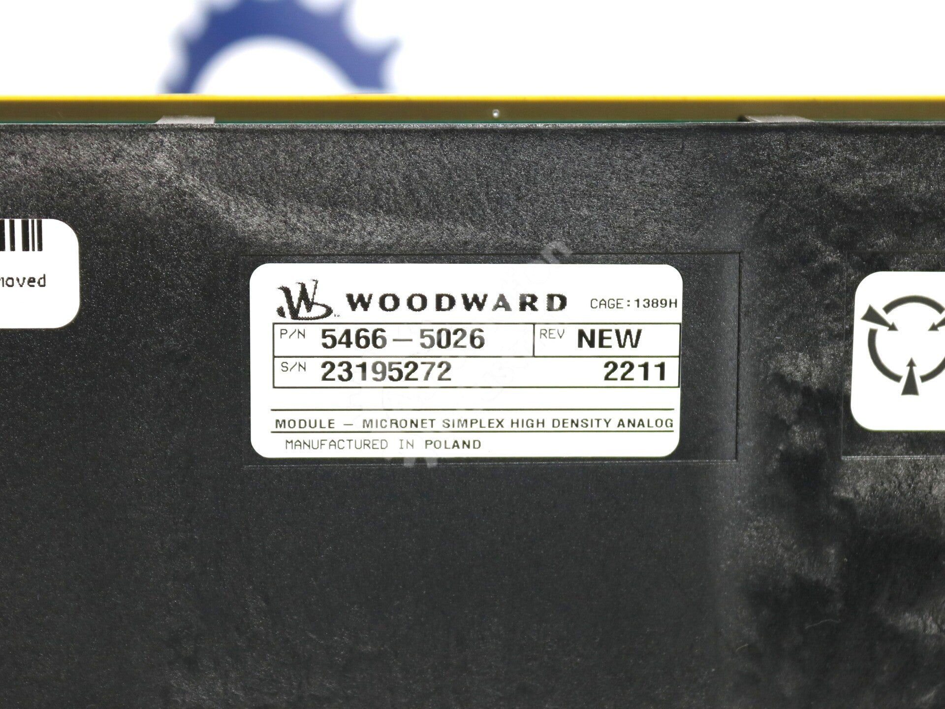 5466-5026 By Woodward MicroNet Simplex High-Density Analog I/O Module NSFP