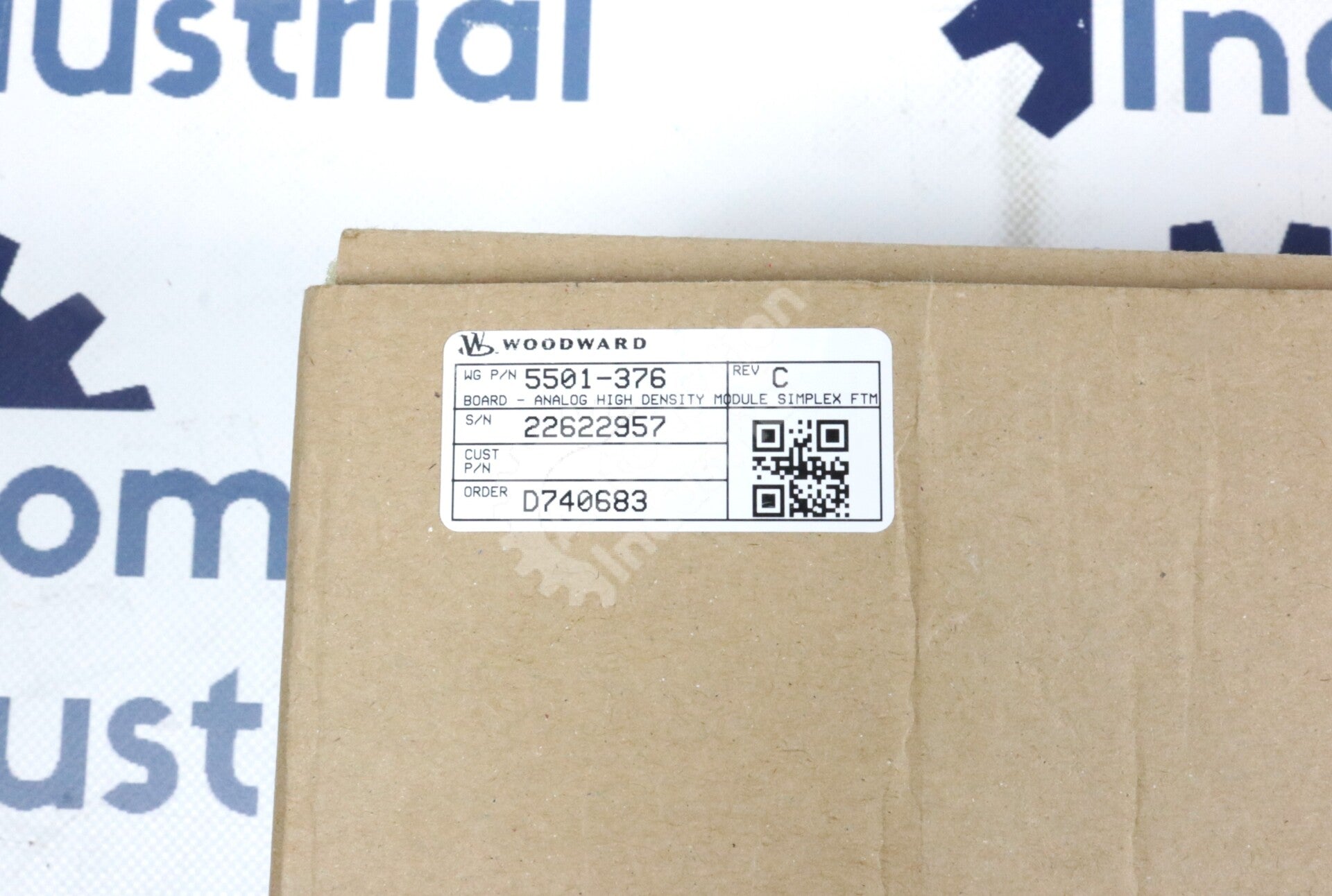 5501-376 By Woodward Analog High Density Module Simplex FTM NSFP