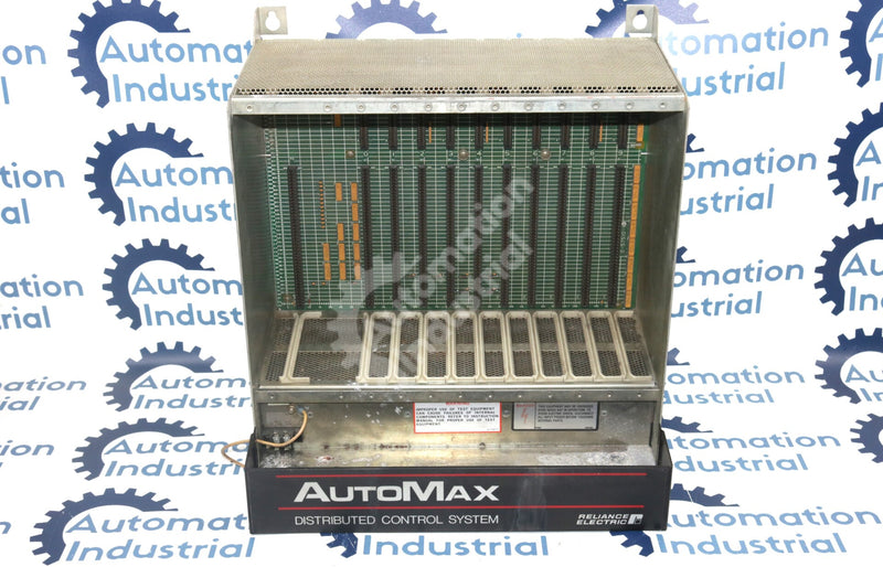 57C332 By Reliance Electric 803456-8S 100/120 VAC 10-Slot Rack Assembly AutoMax