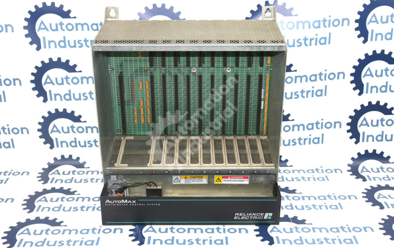 57C332A By Reliance Electric 100/120 VAC 10-Slot Rack Assembly AutoMax