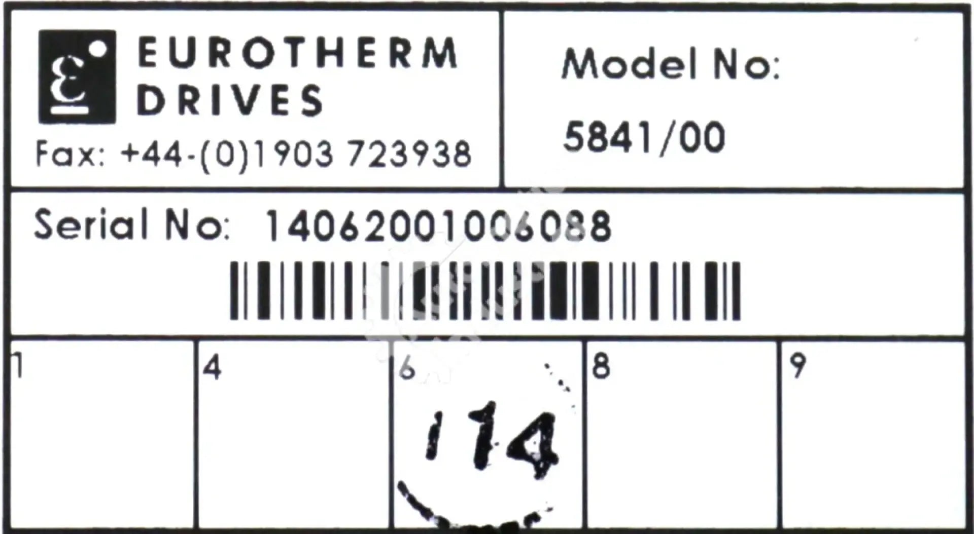 5841/00 By Eurotherm Digital Display Keypad Interface for 584 Series Drives