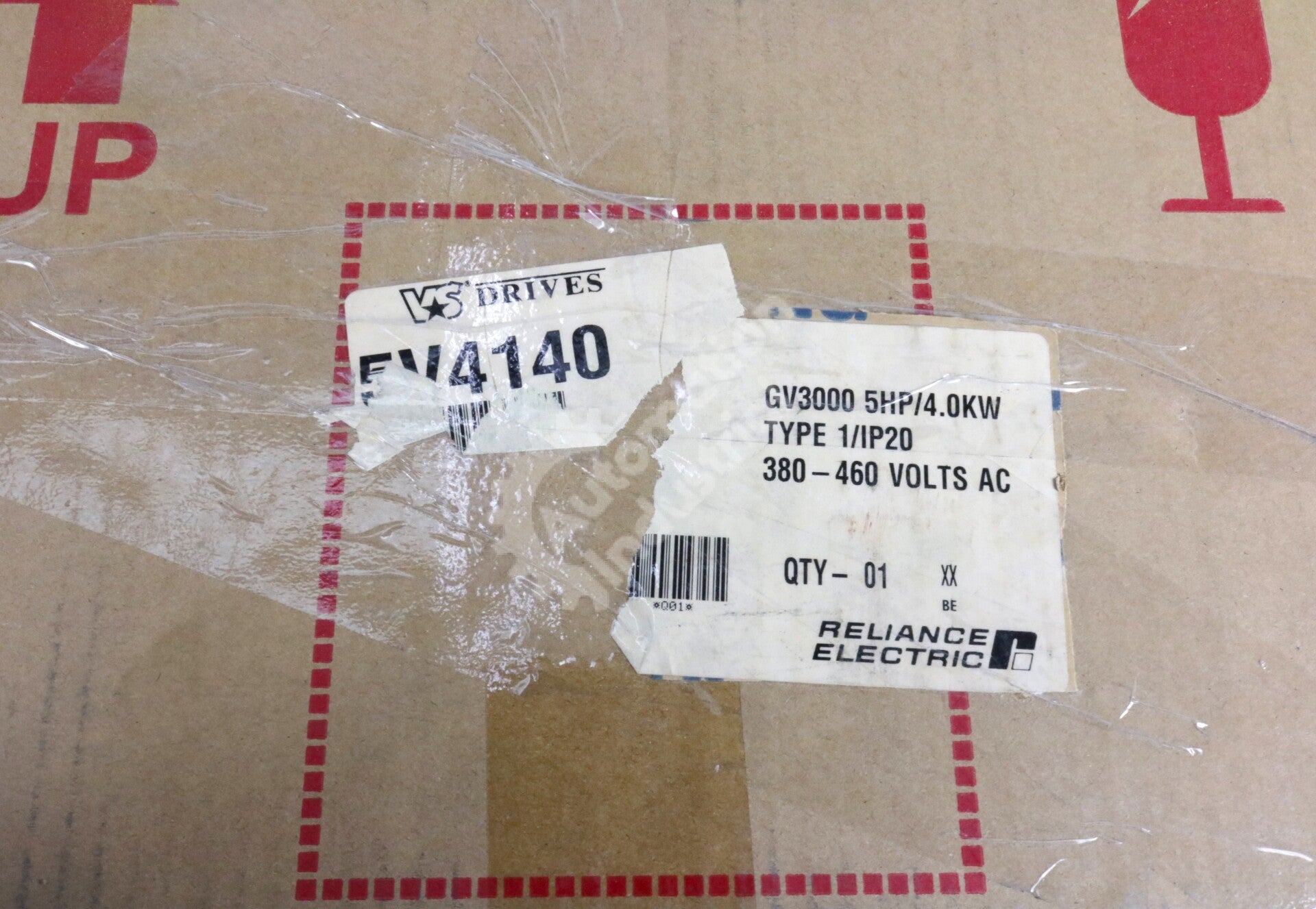 5V4140 By Reliance Electric 3-Phase 380/460VAC 5HP GV3000 AC Drive NSFP